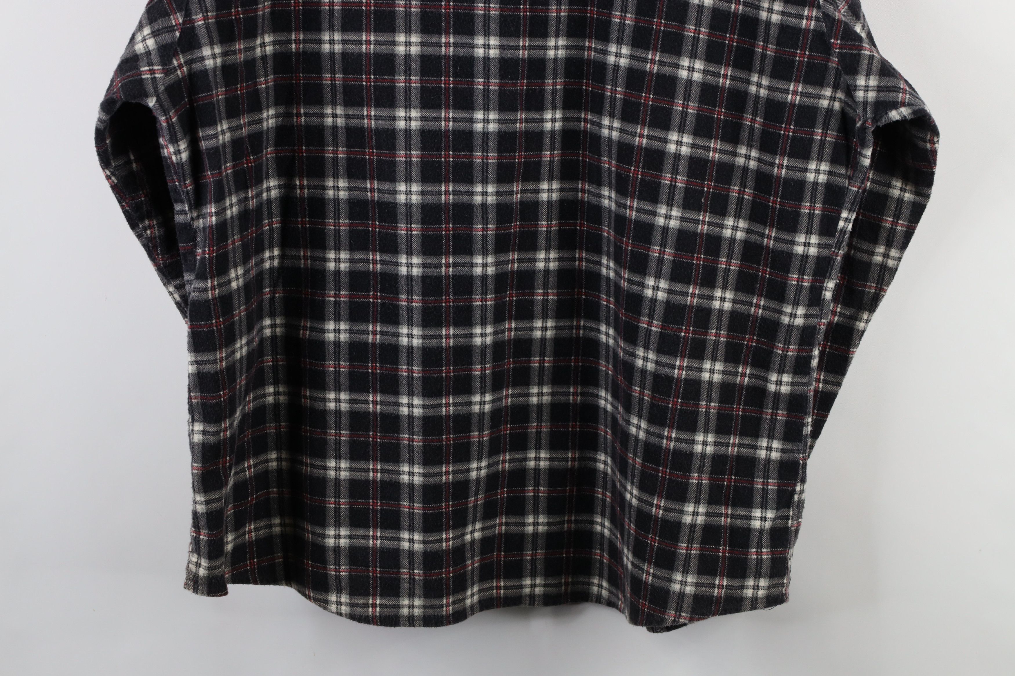 Vintage Vintage 90s Streetwear Flannel Collared Button Shirt Plaid Size US XL / EU 56 / 4 - 12 Thumbnail