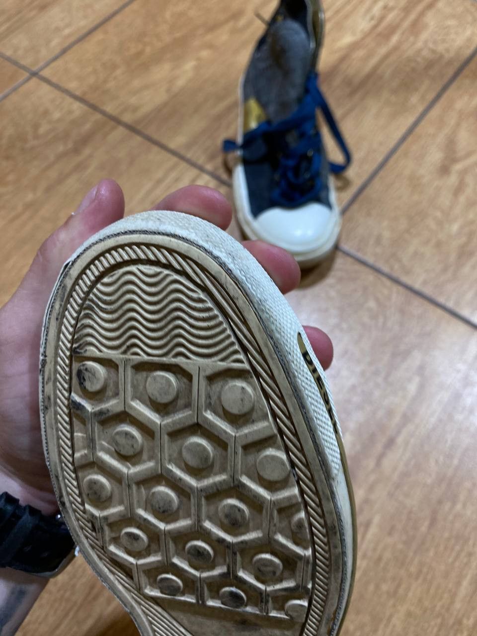 Diesel Y2K Vintage Diesel High Sneakers Streetwear Denim Rare Style Size US 10 / IT 40 - 13 Thumbnail