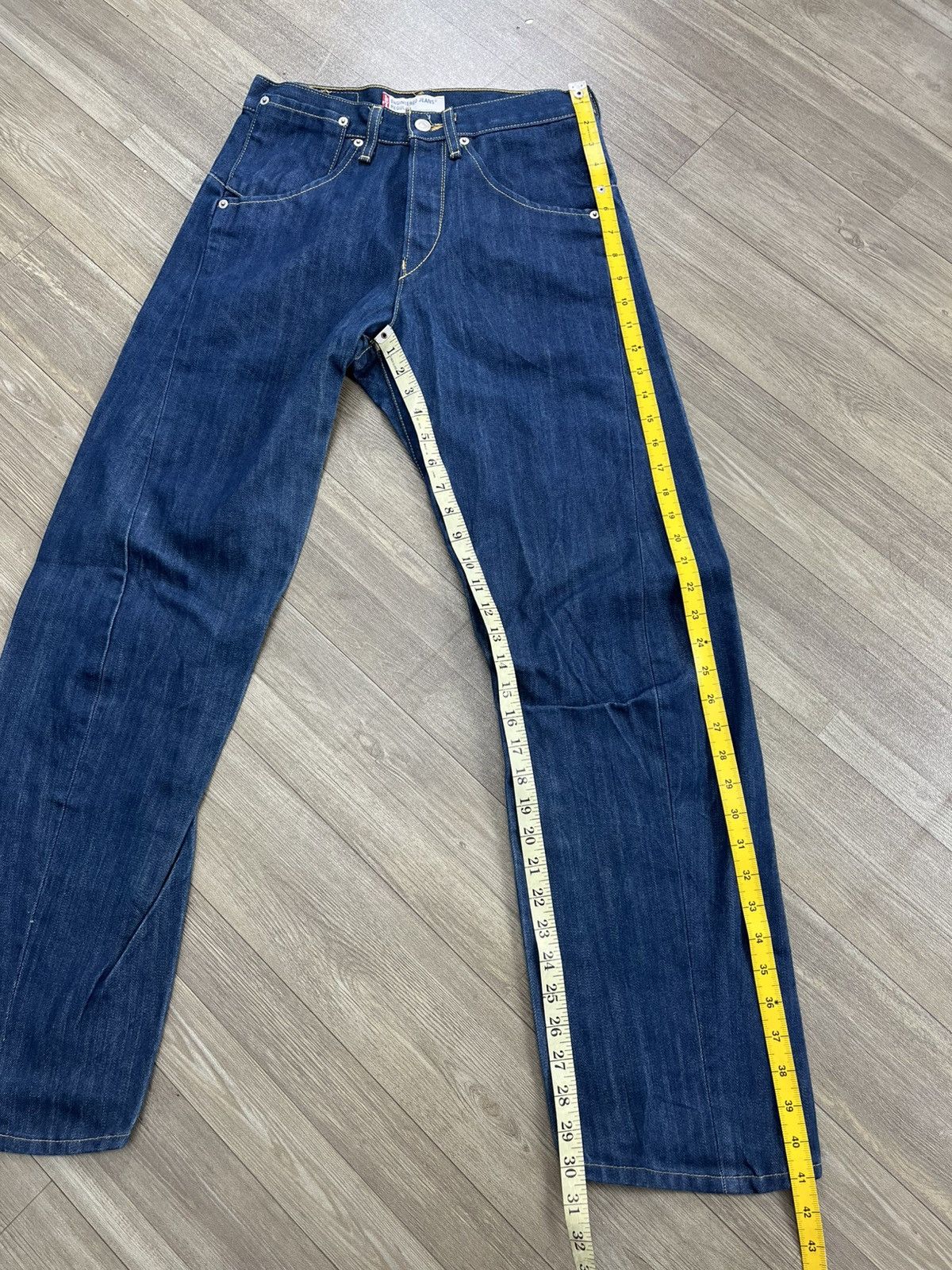 Levi's Vintage Clothing Vintage Levis Engineered Twisted Jeans Mens Blue Jeans Pants Size US 29 - 18 Thumbnail