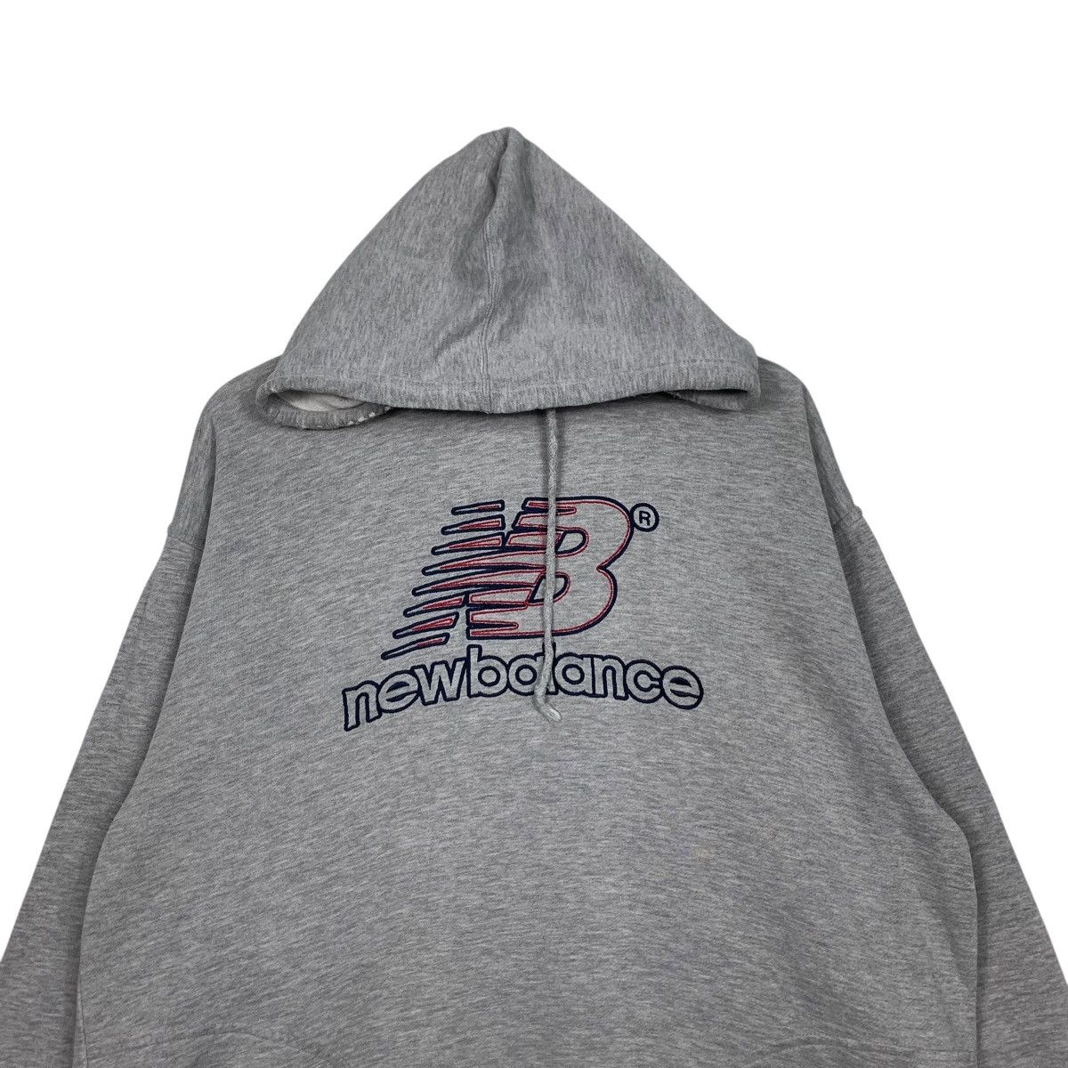 New Balance Vintage NEW BALANCE Big Logo Pullover Hoodies #1594-C71 Size US L / EU 52-54 / 3 - 2 Thumbnail