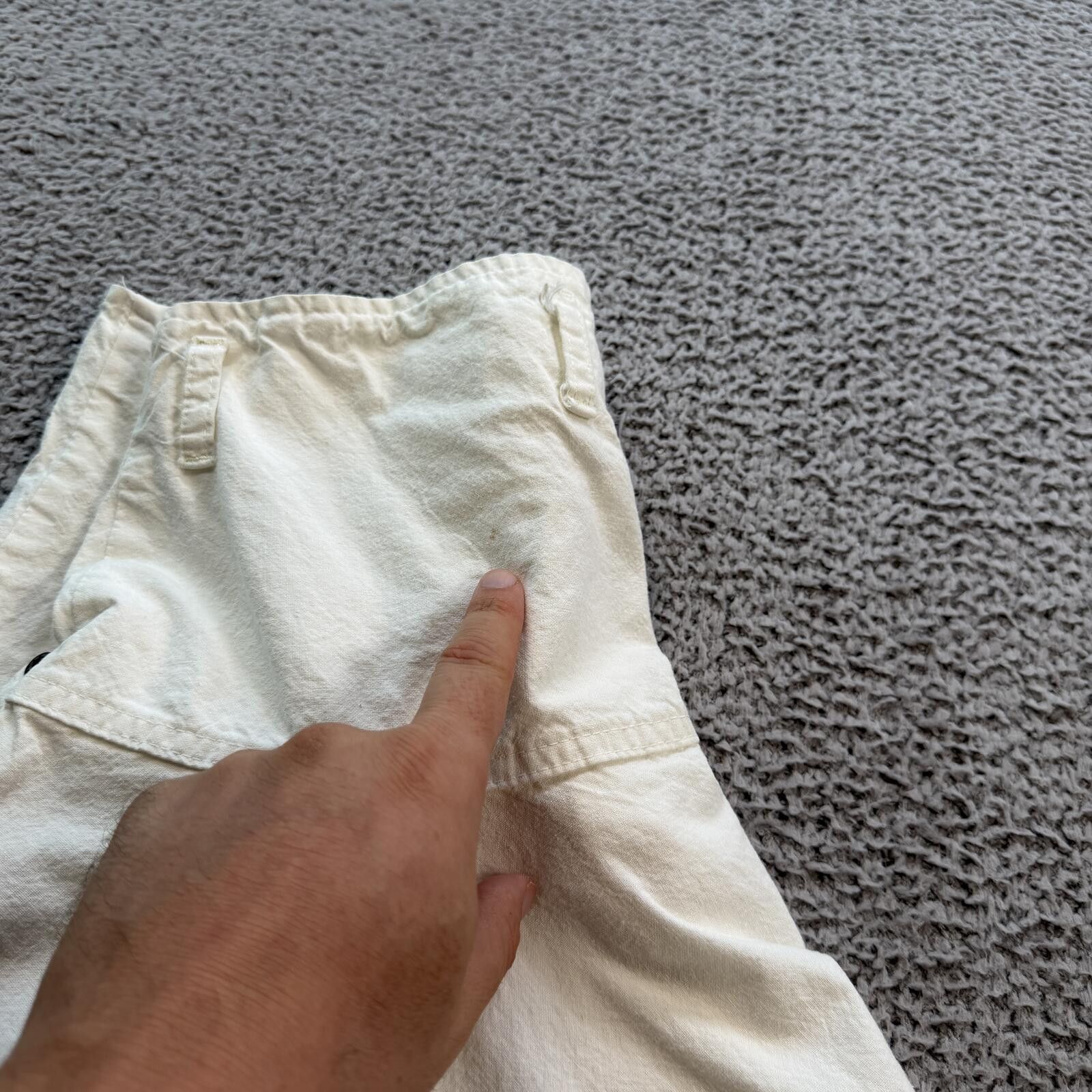 Cotton Traders Vintage 90s White Prairie Midi Skirt 27 Made in USA Womens M Size 28" / US 6 / IT 42 - 6 Thumbnail