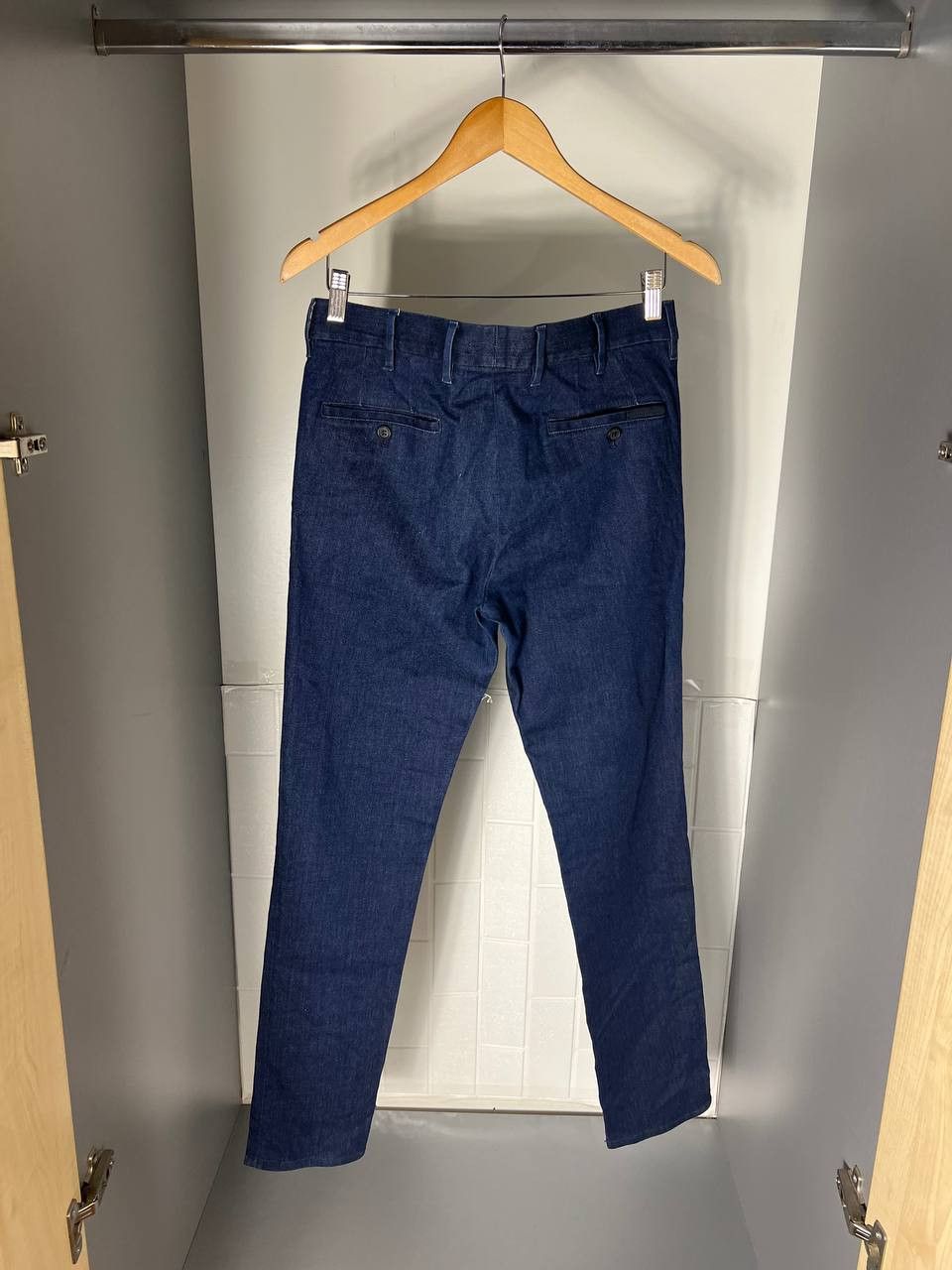 Prada VINTAGE PRADA DENIM SKINNY JEANS ITALIAN DESIGNER CASUAL Size US 32 / EU 48 - 15 Thumbnail