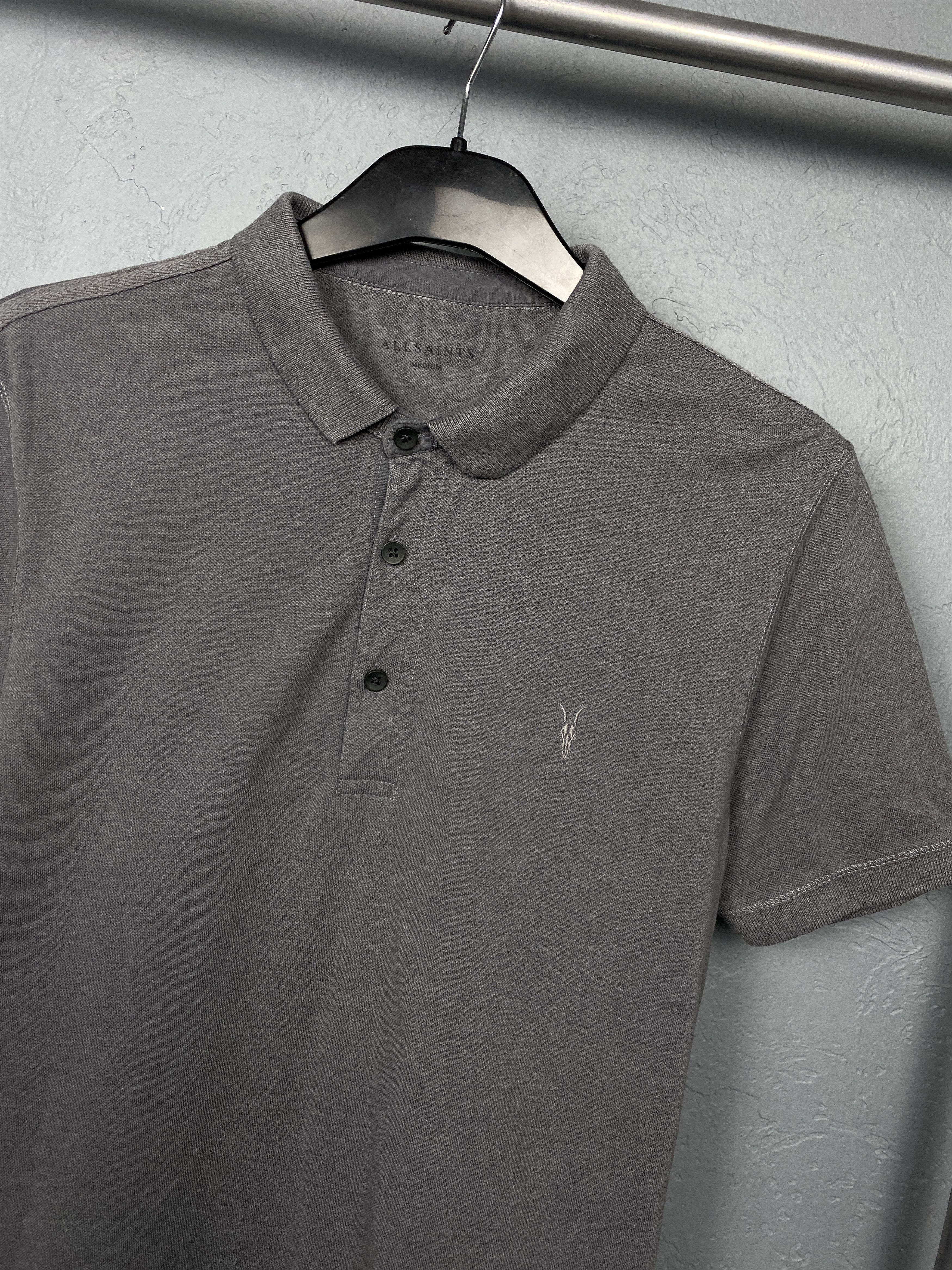 Allsaints Allsaints Vintage Mens Reform SS Polo Shirt Size US M / EU 48-50 / 2 - 2 Thumbnail