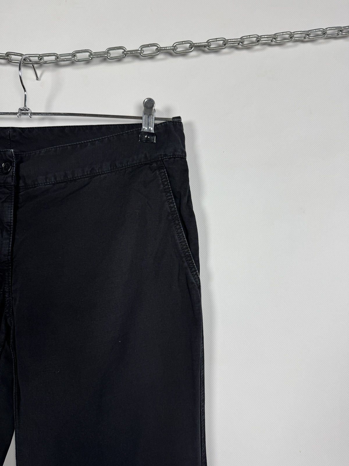 Prada Prada Black Pants Straight Leg Trousers Italy Made Size 46 Size 32" / US 10 / IT 46 - 2 Thumbnail