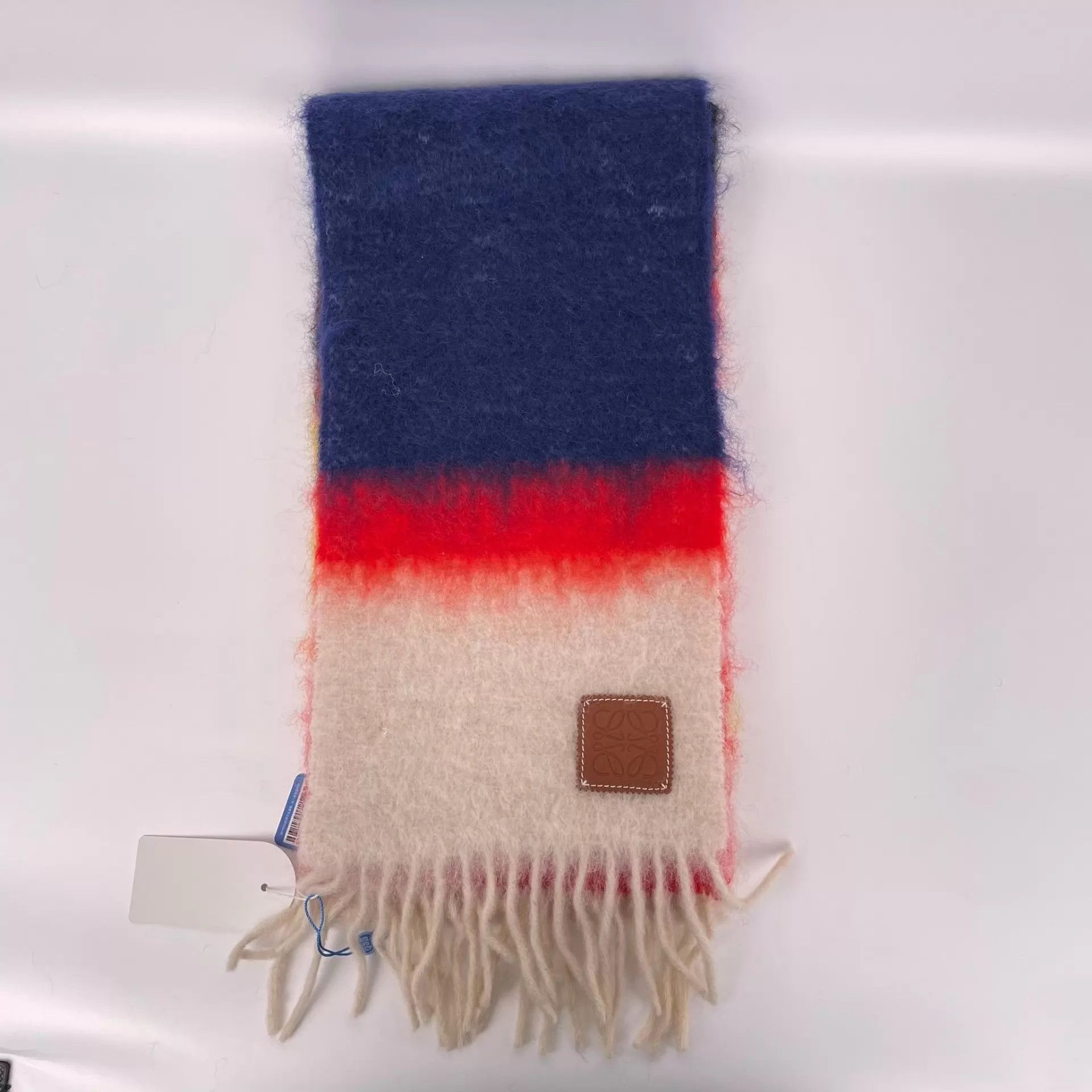 Loewe LOEWE Mohair Ombre Multicolor Scarf 180x35cm Size ONE SIZE - 2 Thumbnail
