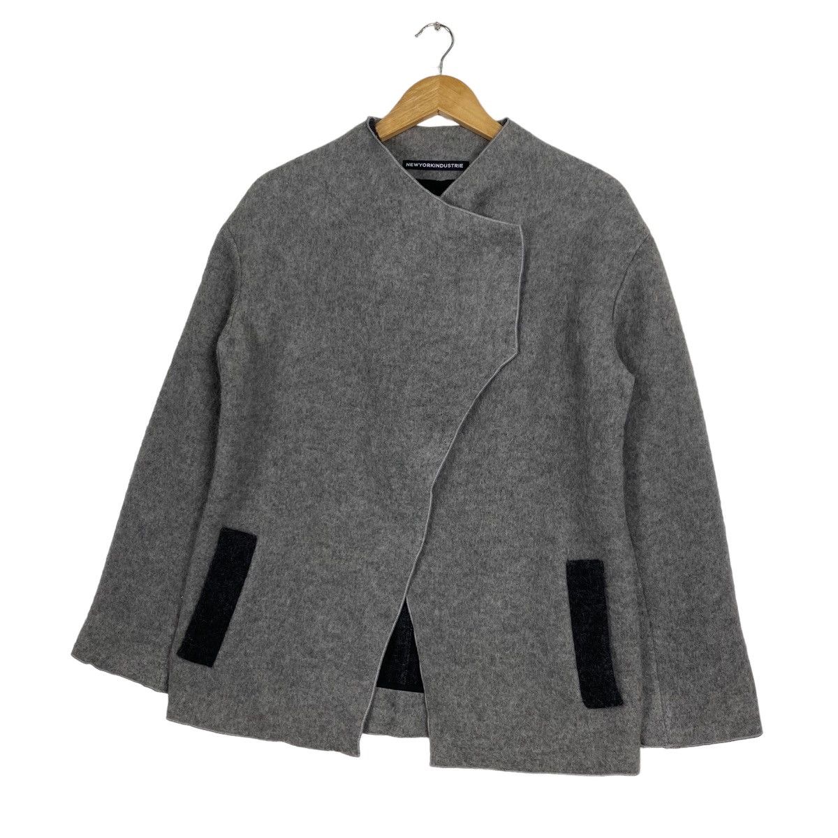 NEWYORKINDUSTRIE New York Industries wool slant jacket Size S / US 4 / IT 40 - 2 Thumbnail