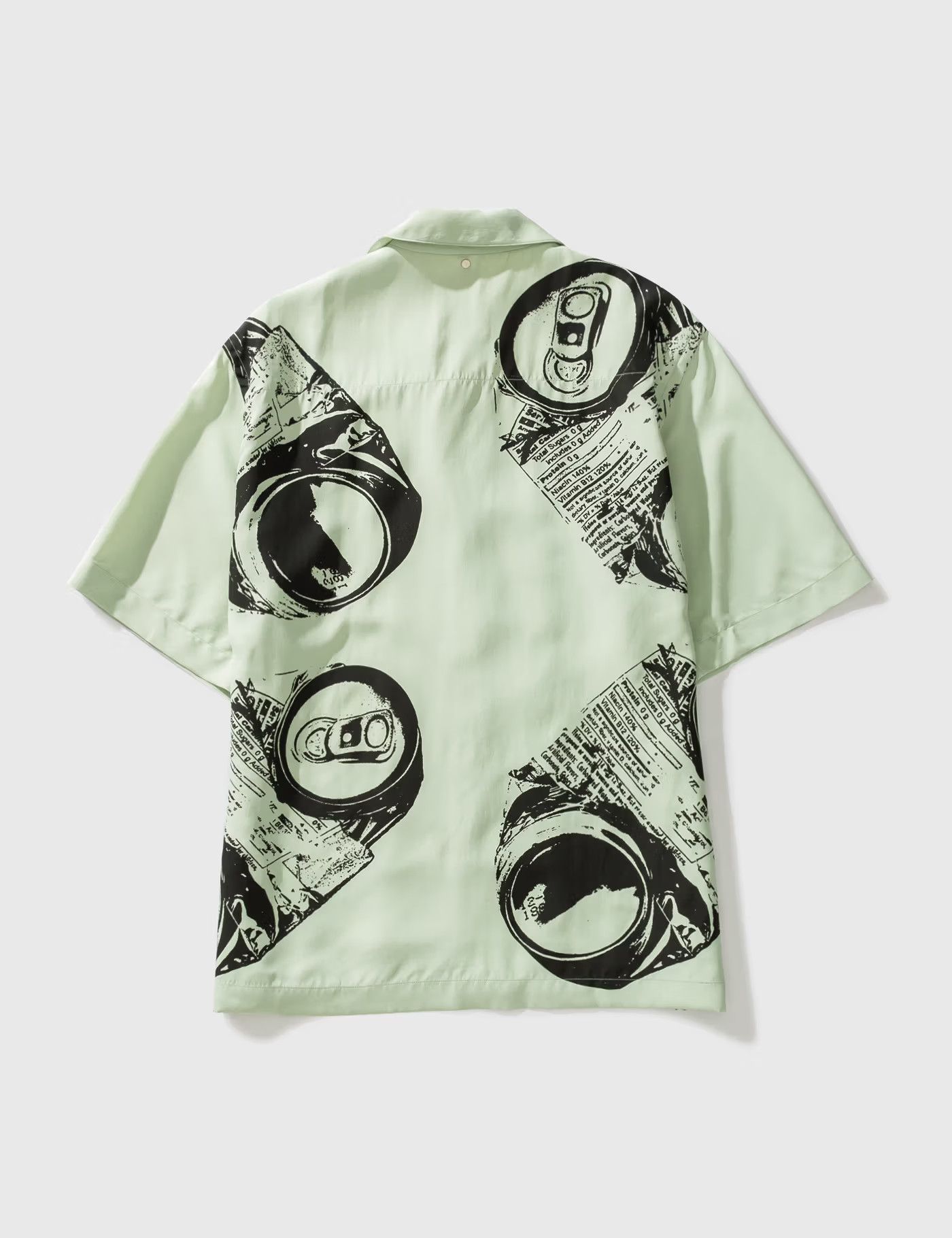 OAMC o1y0225 Patterned Shirt in Light Green/Black Size US S / EU 44-46 / 1 - 2 Thumbnail