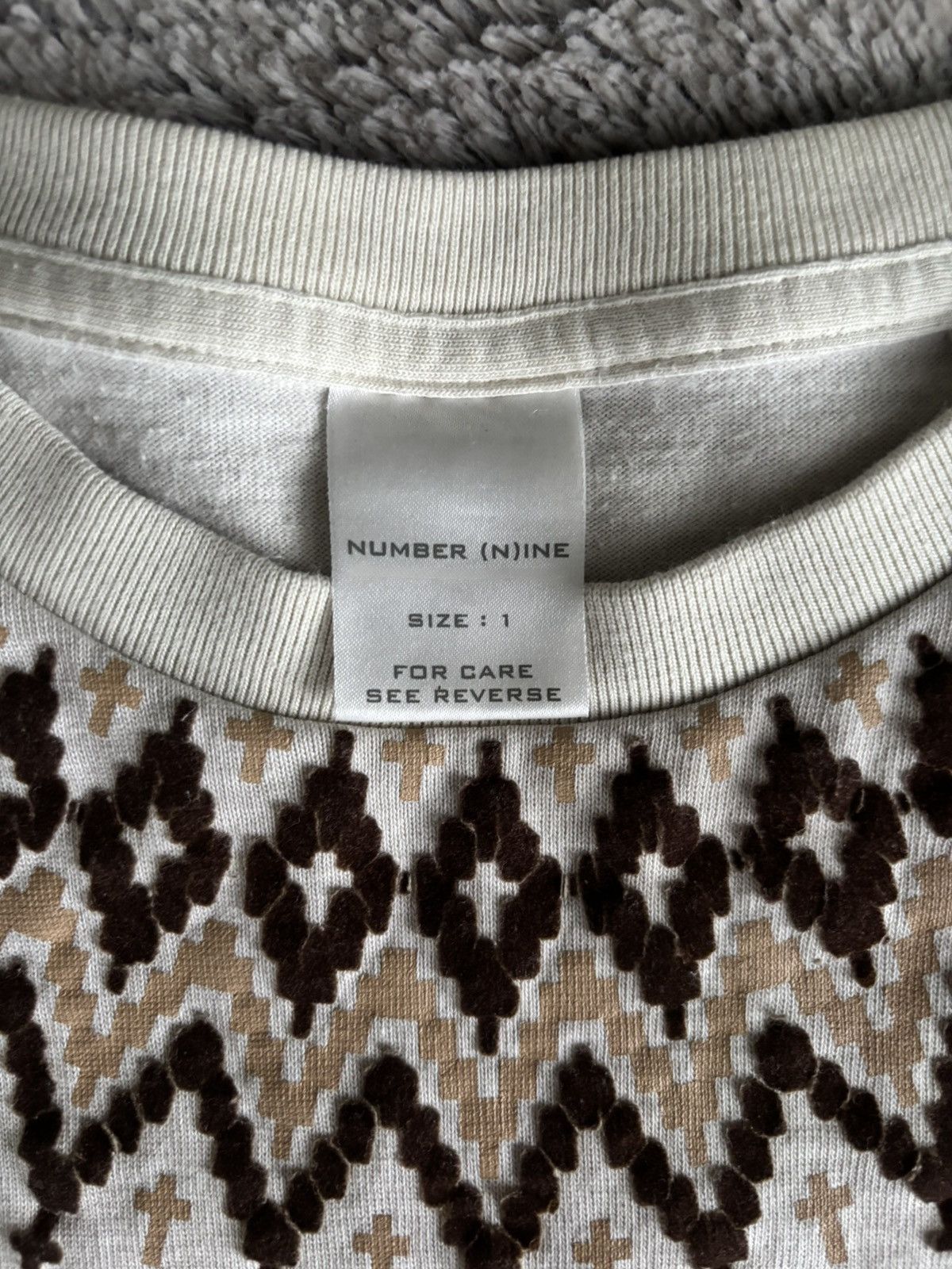 Number (N)ine aw02 “nowhere man” tribal longsleeve Size US S / EU 44-46 / 1 - 4 Thumbnail
