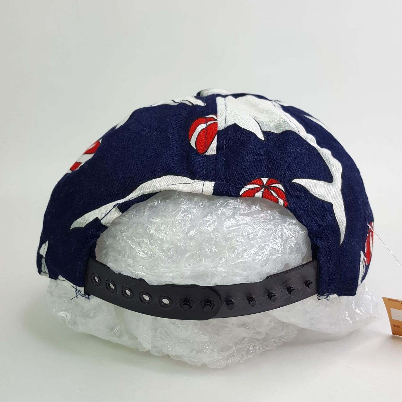 Vintage VINTAGE Infinity Chic Navy Hat Baseball Cap Adjustable USA Made Dolphin 80s 90s Snapback Mens Size ONE SIZE - 4 Thumbnail