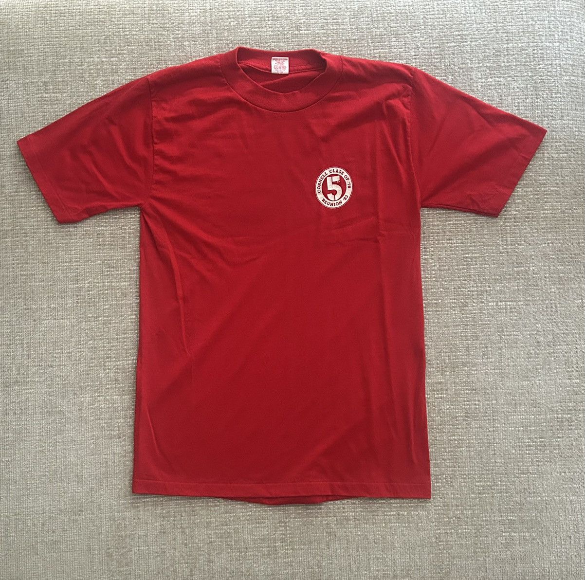 Vintage 80s Cornell Reunion T-Shirt Single Stitch Made in USA Size US M / EU 48-50 / 2 - 1 Thumbnail