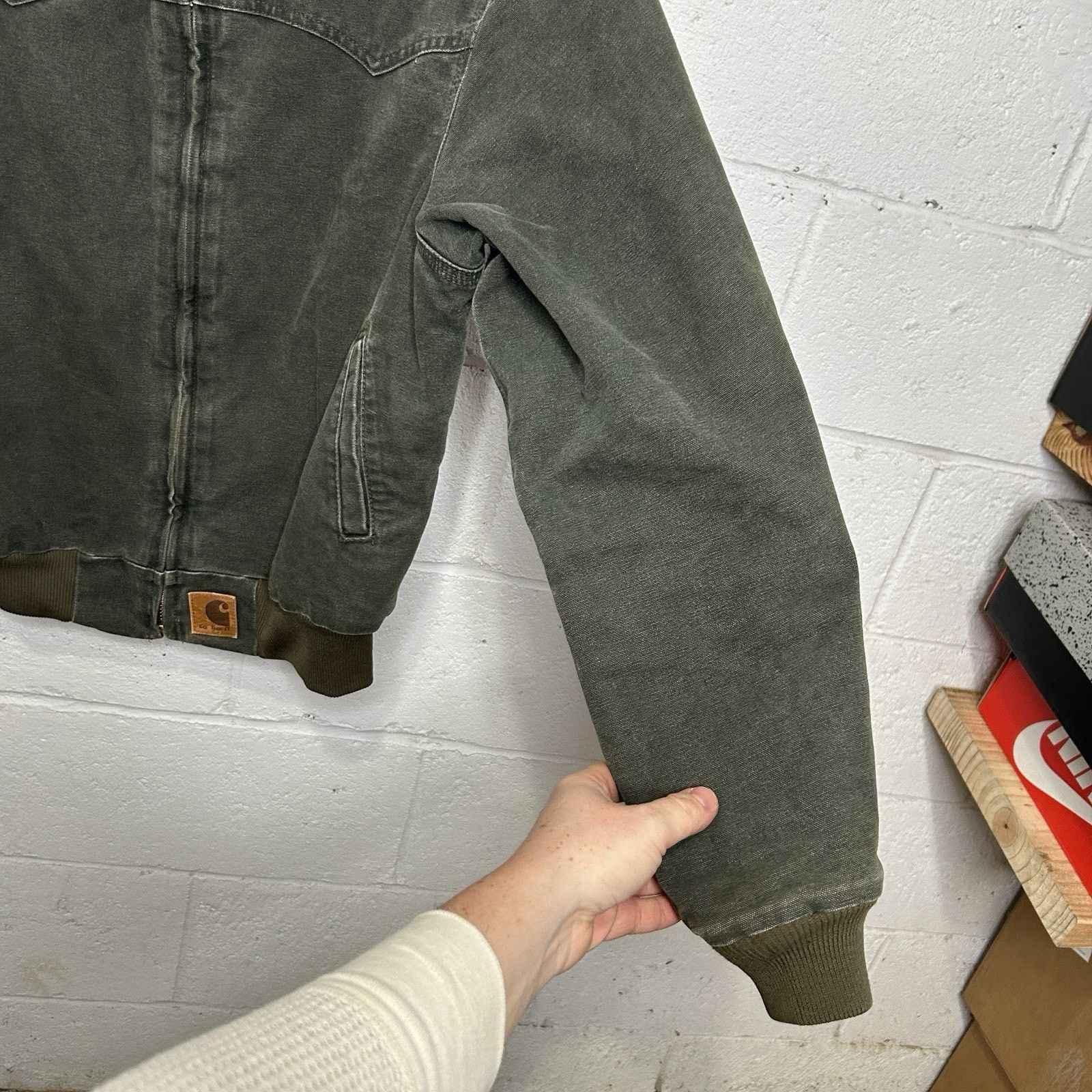 Carhartt Vintage Carhartt Quilted Santa Fe Jacket “Moss Green” J14 Size US M / EU 48-50 / 2 - 9 Thumbnail