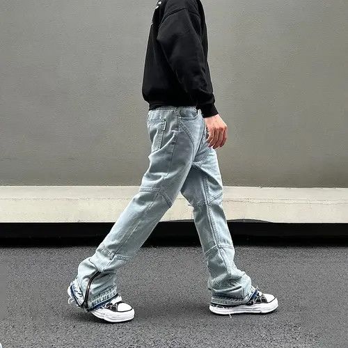 VIBE Jeans Street Fashion Y2k Trousers Baggy Hip Hop Punk Pants Size US 30 / EU 46 - 3 Thumbnail