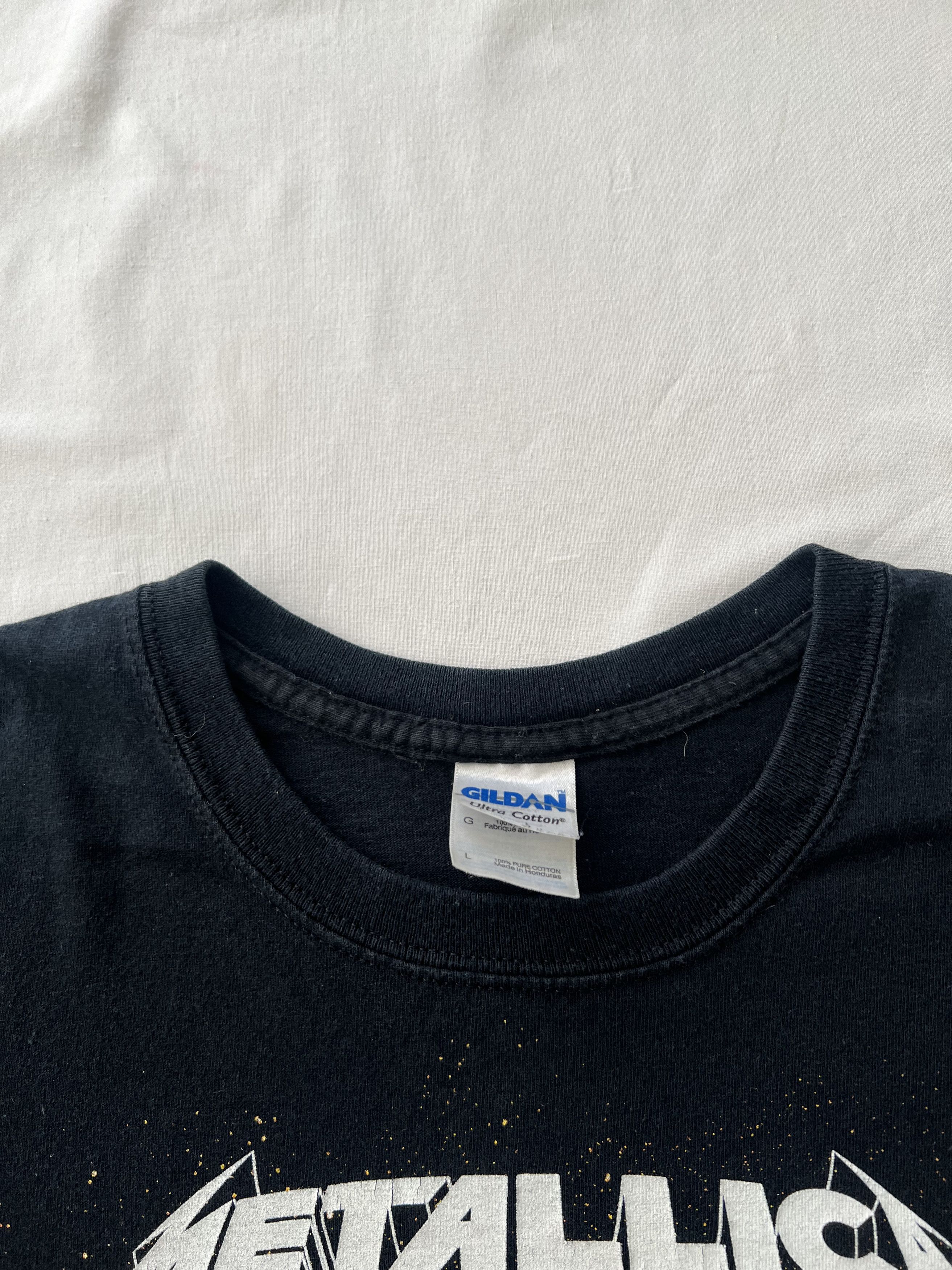 Band Tees Vintage 2008 Metallica Skull Rock Band Black T-shirt Size US L / EU 52-54 / 3 - 9 Thumbnail