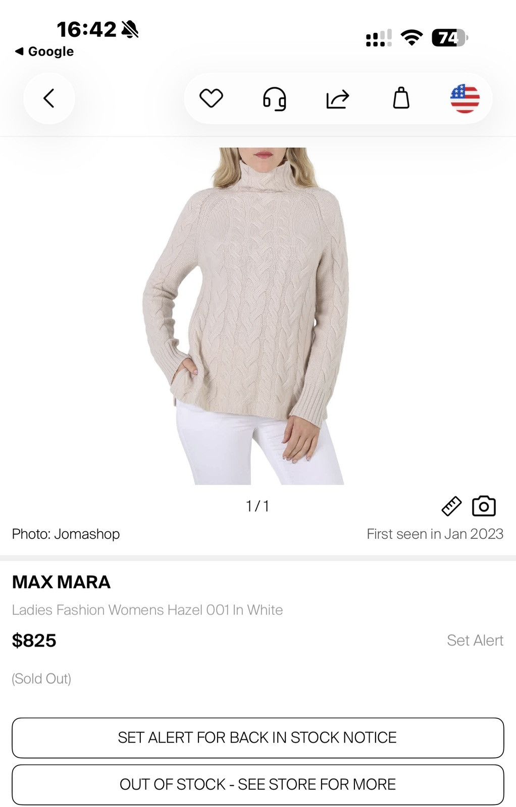 Max Mara Cashmere and wool sweater, Max Mara Size M / US 6-8 / IT 42-44 - 14 Thumbnail