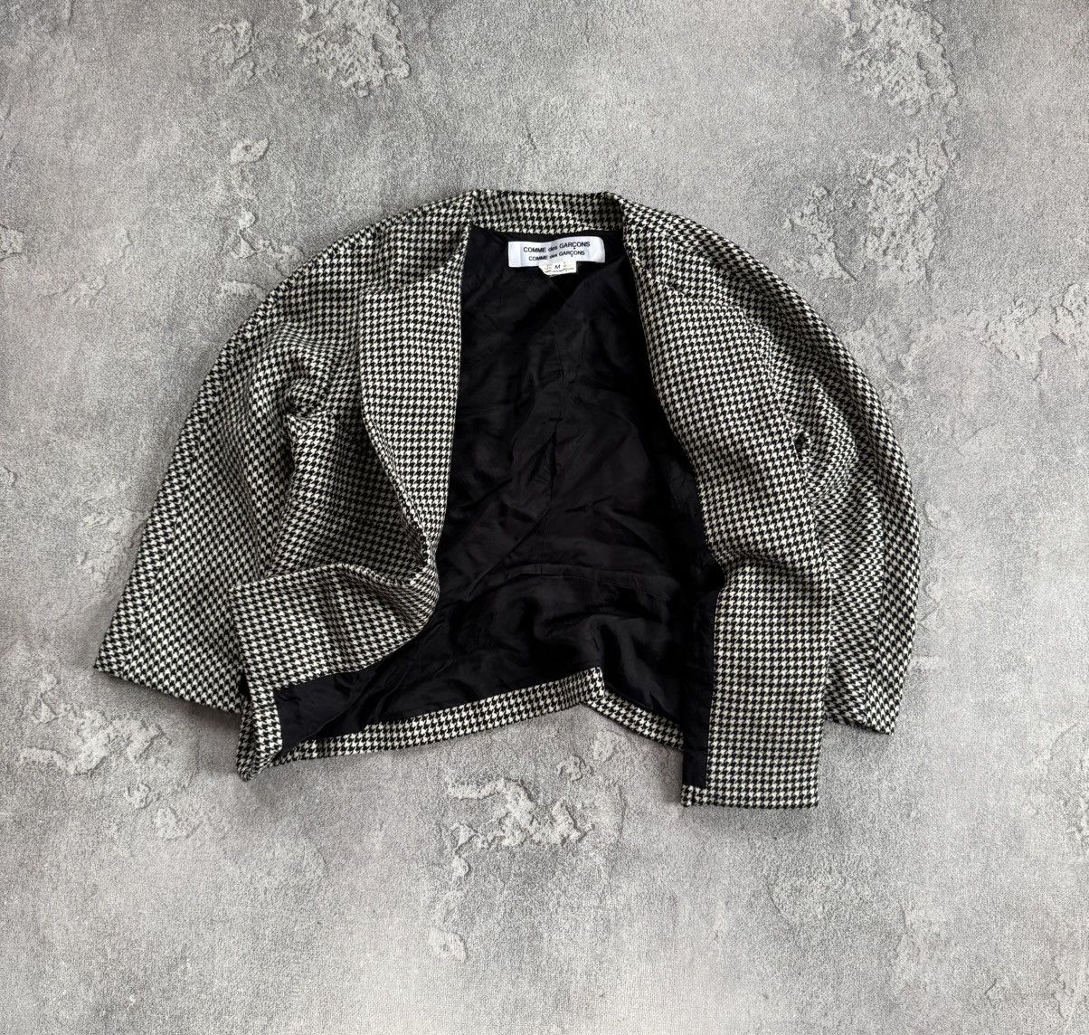 Comme des Garcons Comme des Garcons M/size wmns blazer wool jacket tweed Size M / US 6-8 / IT 42-44 - 4 Thumbnail