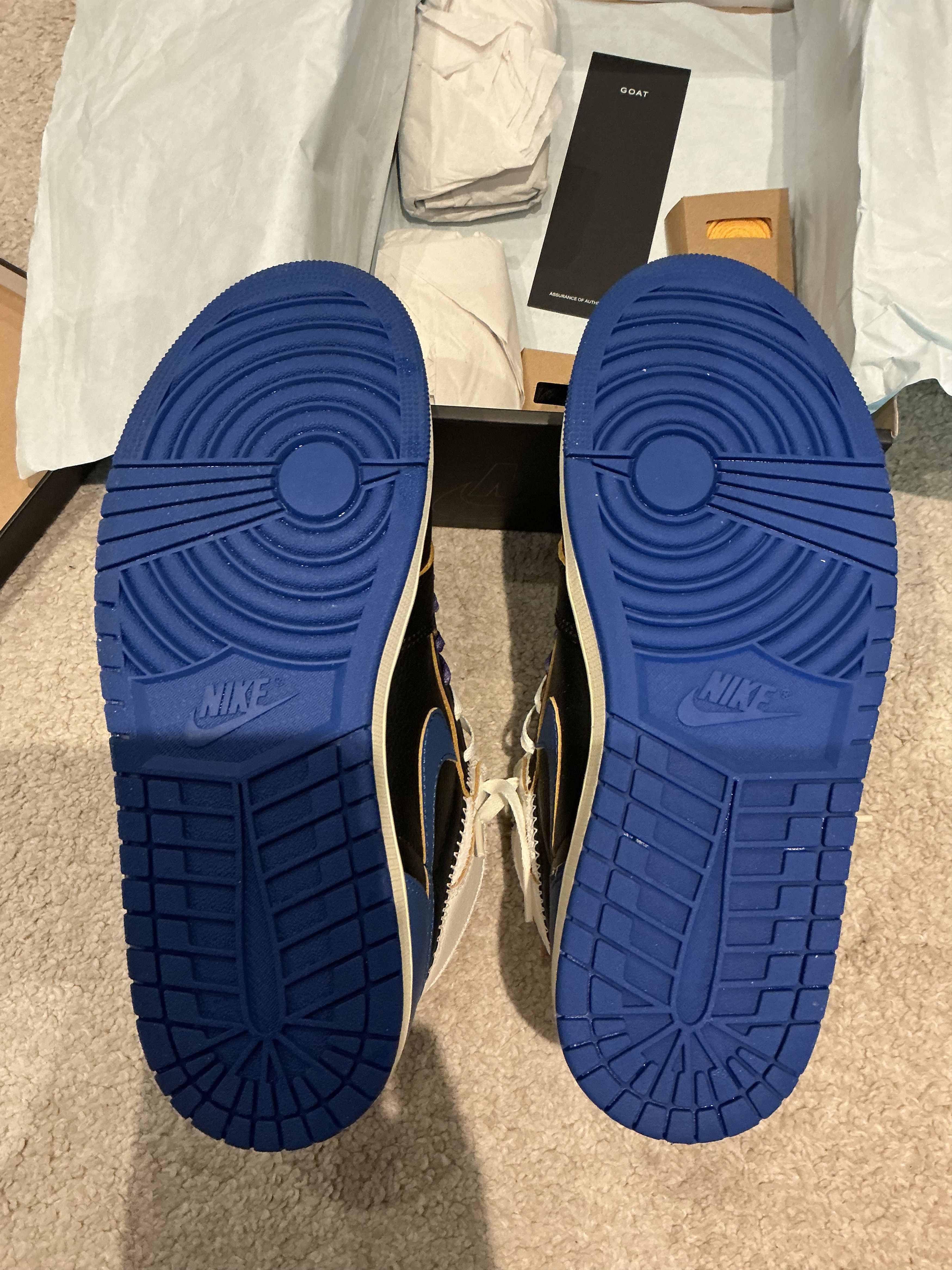 Jordan Brand × Union LA Air Jordan 1 high UNION X FRAGMENT Size US 10.5 / EU 43-44 - 5 Thumbnail