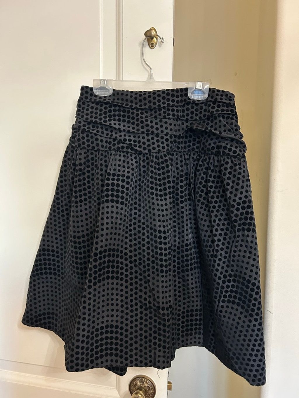 Anthropologie Anthropologie Maeve Taffeta Dot Midi Skirt Size 26" / US 2 / IT 38 - 4 Thumbnail