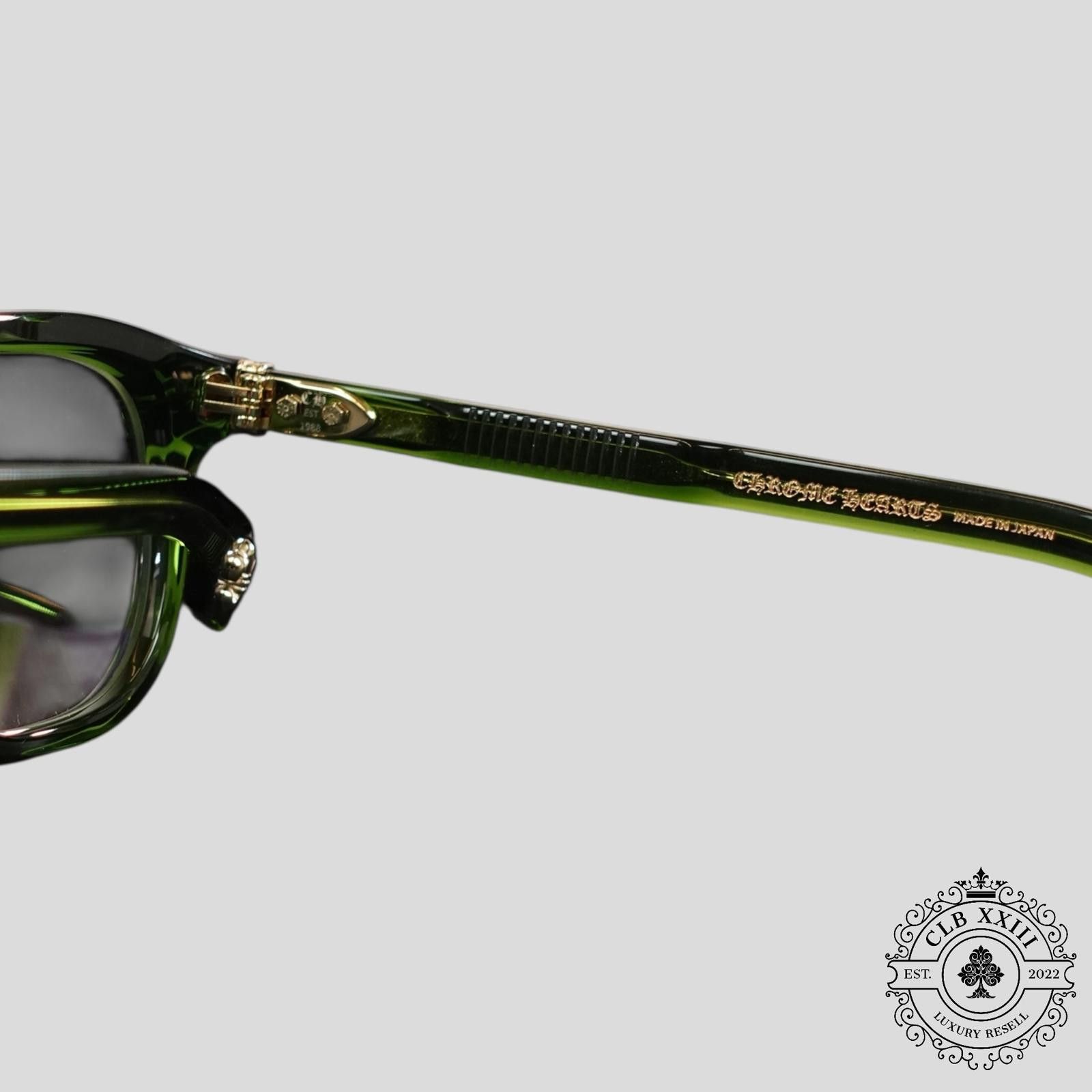 Chrome Hearts Chrome Hearts Chirp Chirp Glasses in Green Size ONE SIZE - 5 Thumbnail