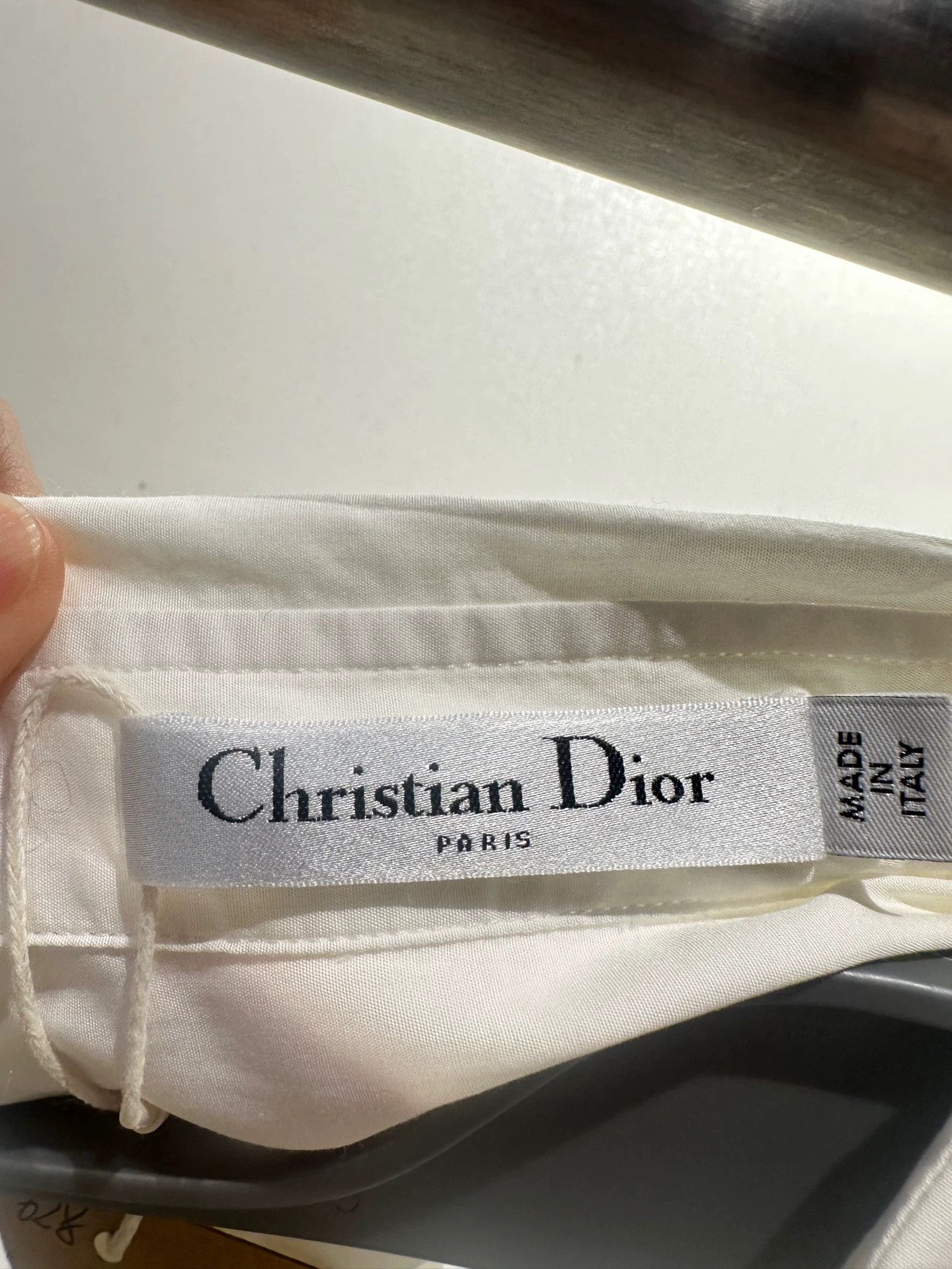 Christian Dior Monsieur CD apr628 white women's heart chest shirt 34 cotton Size XS / US 0-2 / IT 36-38 - 3 Thumbnail