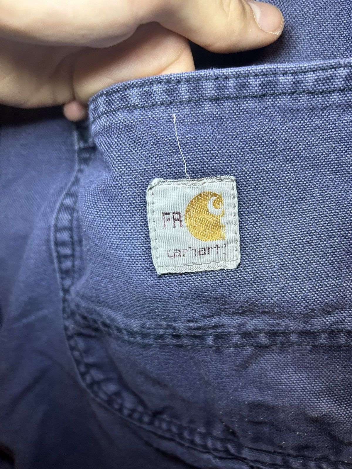 Carhartt × Vintage Vintage Carhartt Flame Resistant distressed baggy jeans Size US 34 / EU 50 - 4 Thumbnail