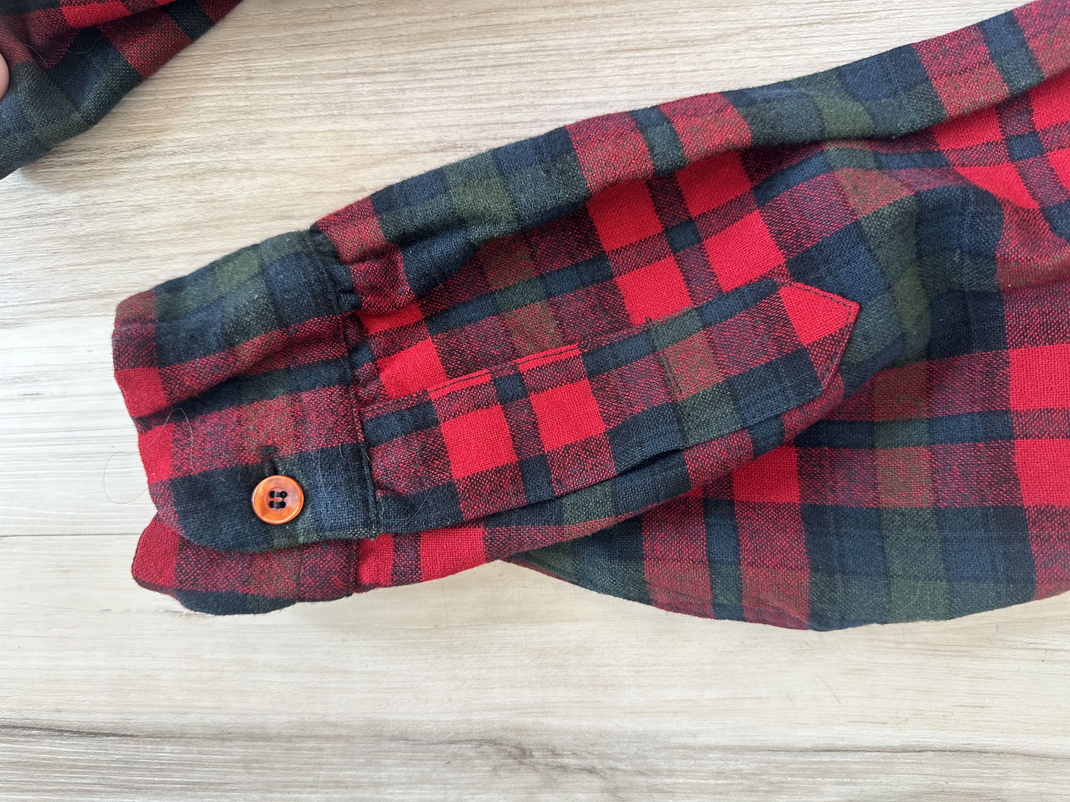 Pendleton Vintage Pendleton Red Plaid Wool Flannel Button Up XL Size US XL / EU 56 / 4 - 5 Thumbnail