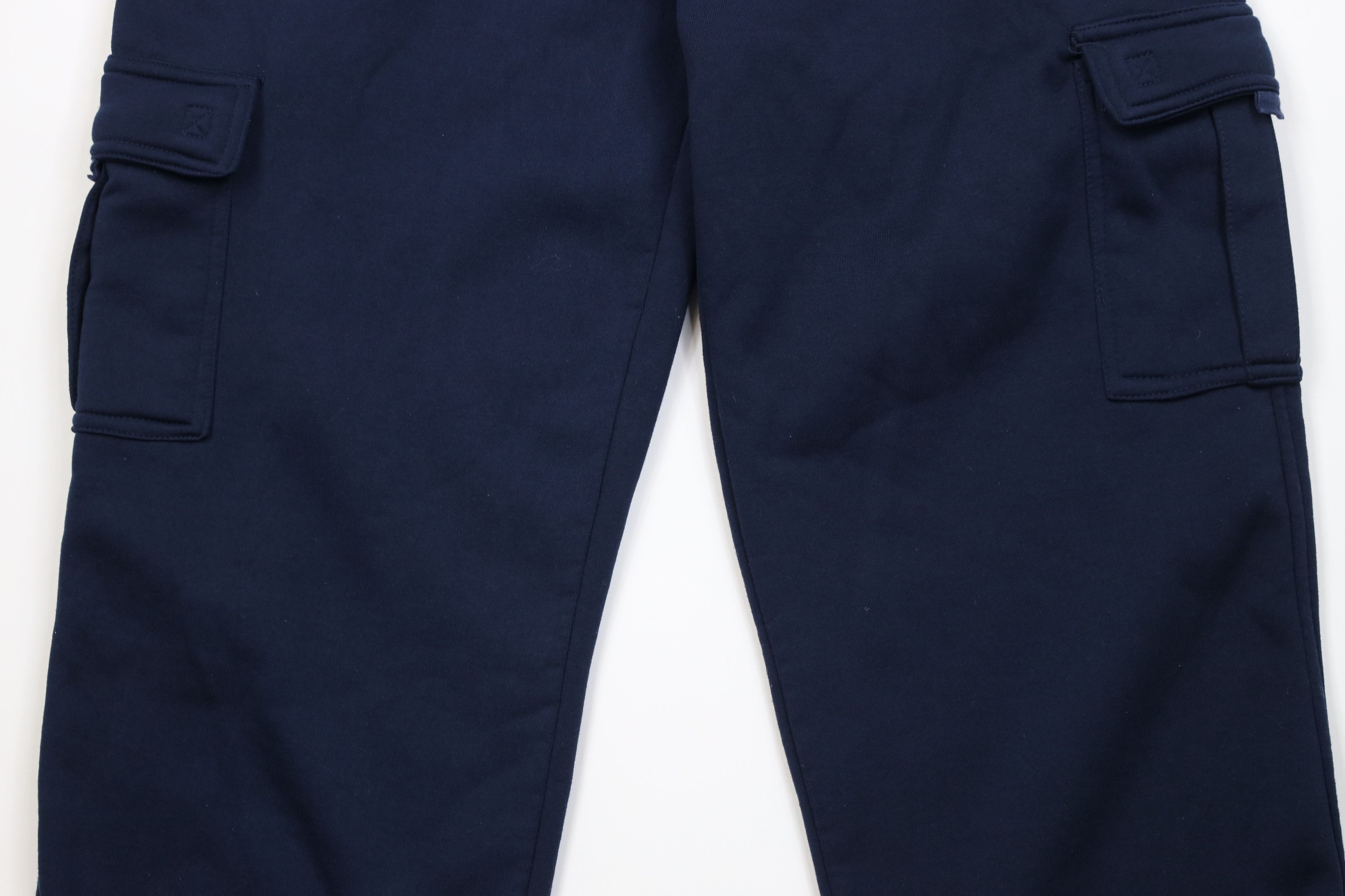 Vintage Vintage 90s Y2K Streetwear Wide Leg Cargo Sweatpants Blue Size US 38 / EU 54 - 3 Thumbnail