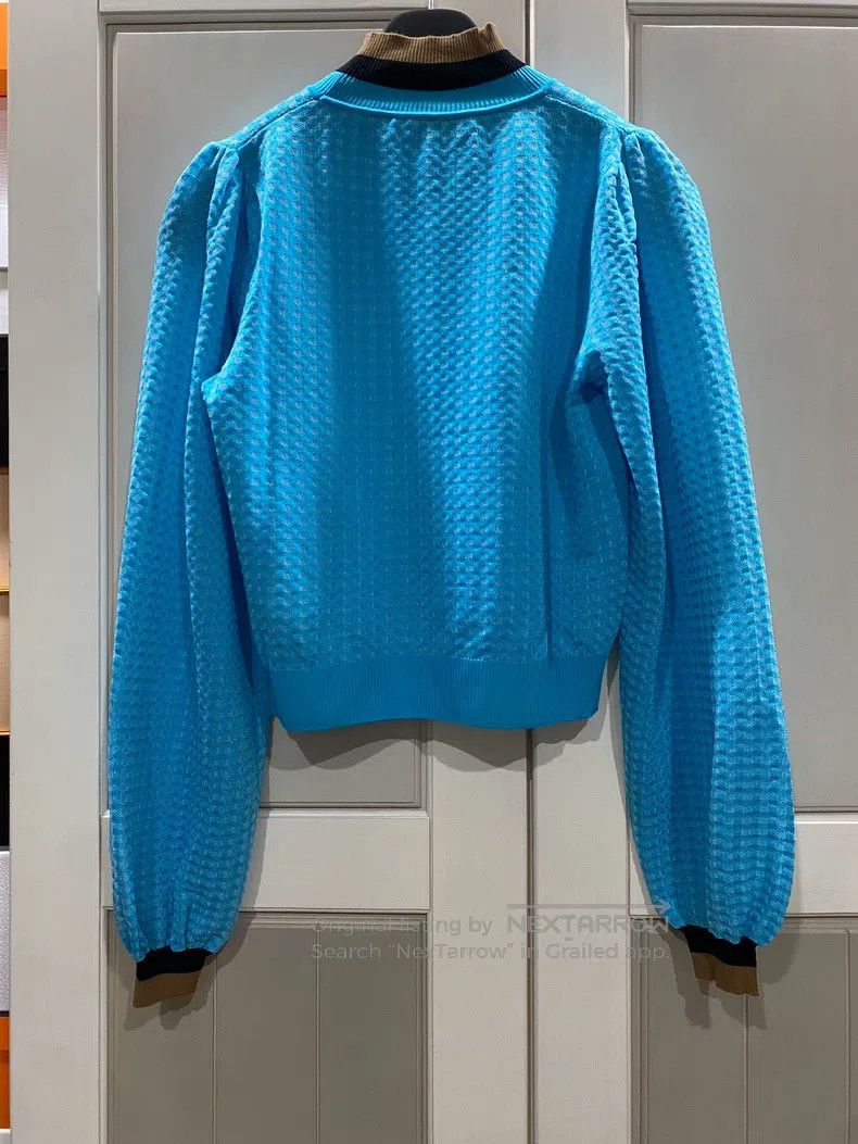 Fendi Fendi Top/Knit Sweater with Classic Plaid Pattern, Slightl Size XS / US 0-2 / IT 36-38 - 2 Thumbnail