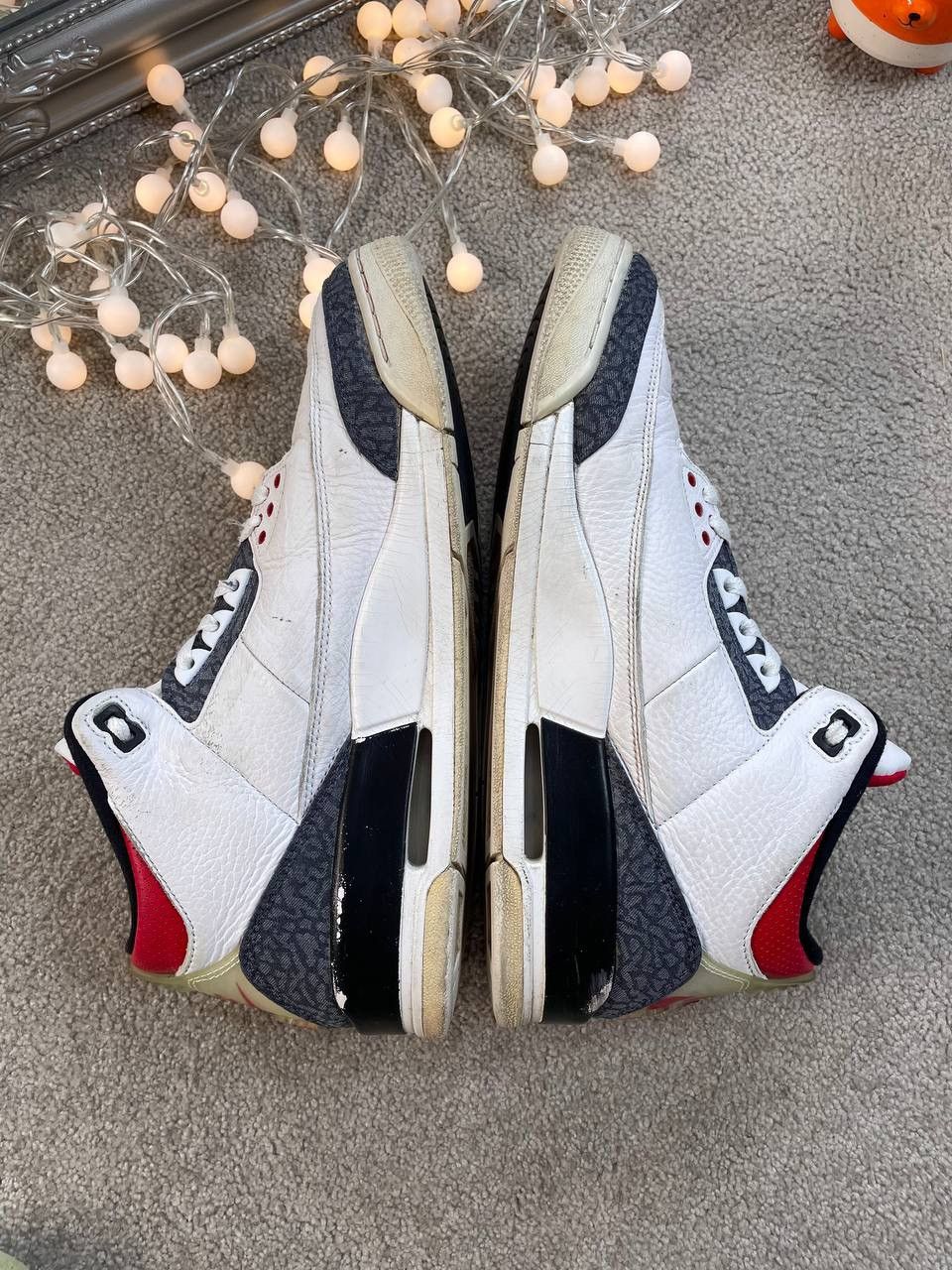 Nike Nike Air Jordan 3 Retro SE Fire Red Denim USA Y2K Size US 13 / EU 46 - 4 Thumbnail