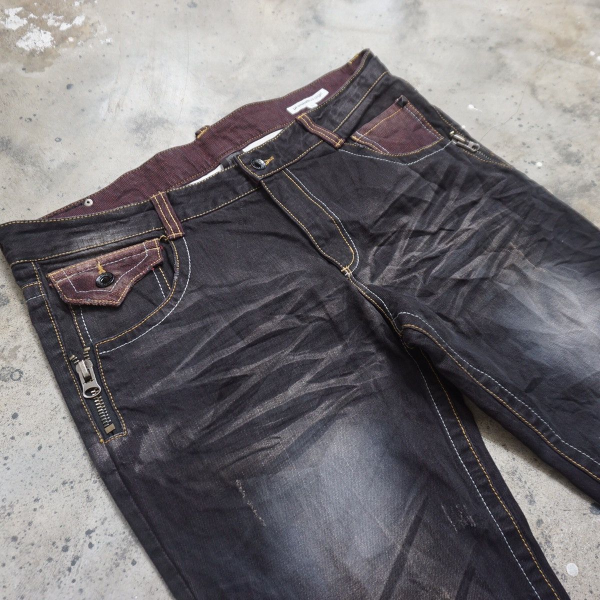 PPFM Premium vintage by semantic design flare jeans Size US 36 / EU 52 - 3 Thumbnail