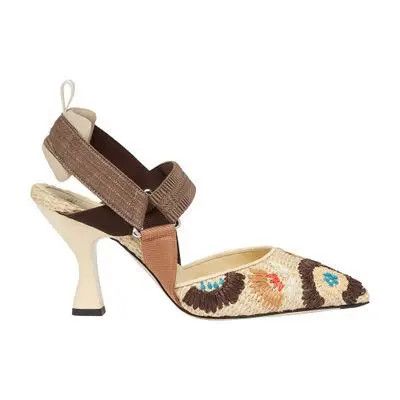 Fendi o1s1wg110525 Pumps in Brown Size US 8.5 / IT 38.5 - 1 Preview