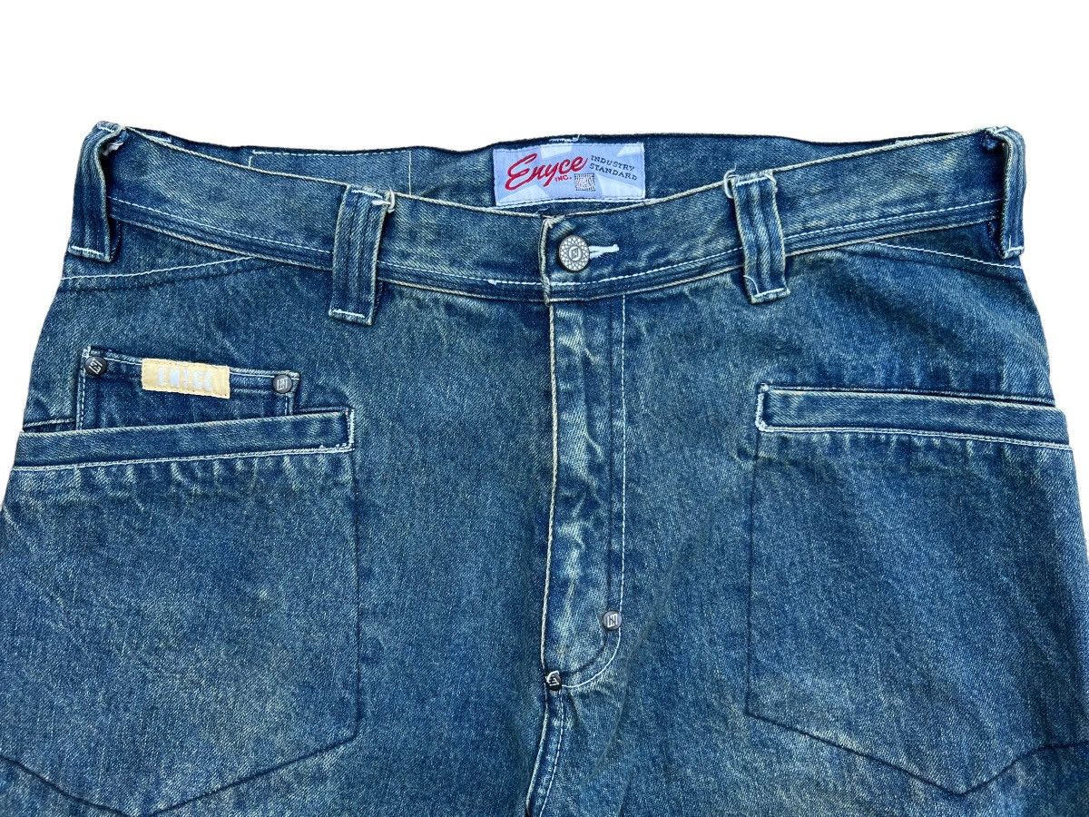 Enyce Enyce Y2K Multipocket Wide Baggy Denim Jeans 34x34 Size US 34 / EU 50 - 6 Thumbnail