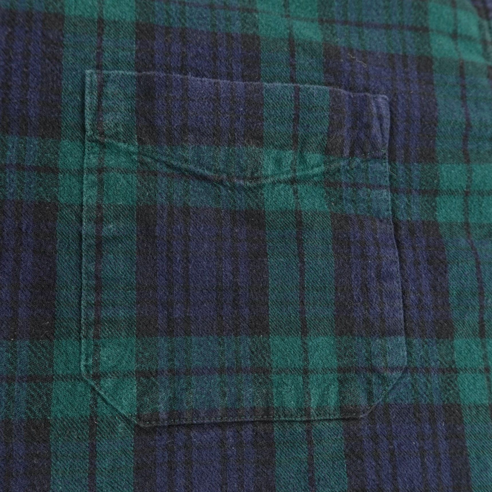 Vintage L.L. Bean Flannel Shirt Mens Large Green Tartan Plaid Button-Up Outdoor Work Size US L / EU 52-54 / 3 - 3 Thumbnail