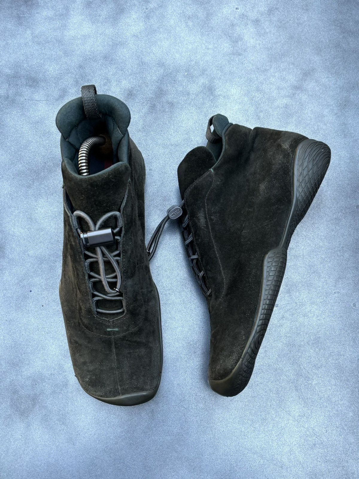 Prada × Vintage Vintage Prada Sport Boots F/W 1999 0773 Suede Hiking 2000s Size US 7.5 / IT 37.5 - 2 Thumbnail