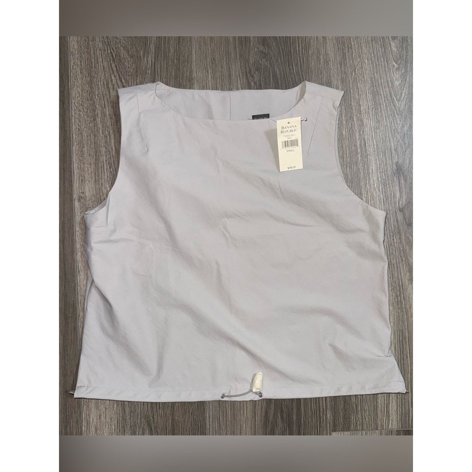Banana Republic Banana Republic Light Grey Stretch Crop Top Size Small NWT Size S / US 4 / IT 40 - 1 Thumbnail