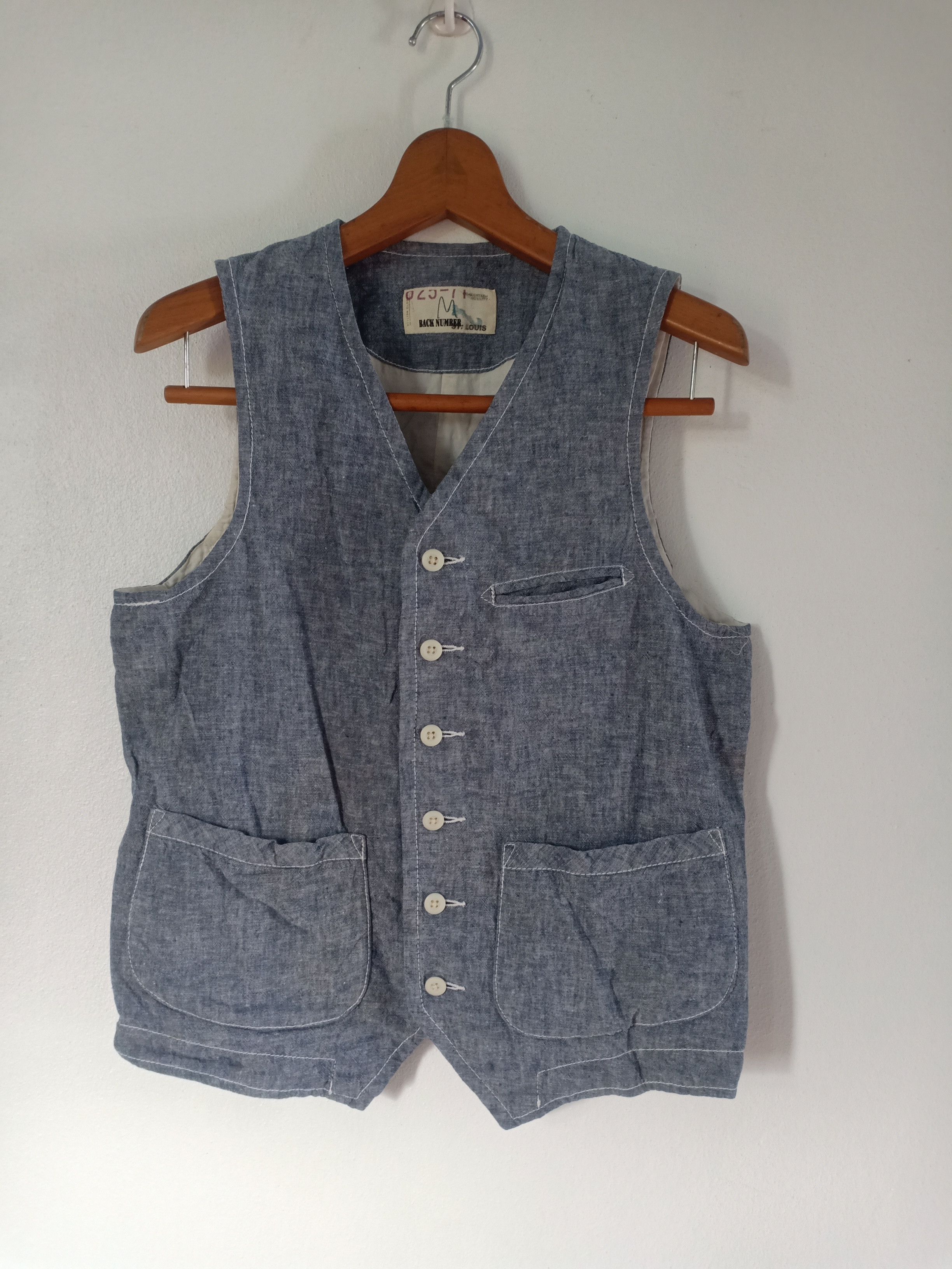 Japanese Brand Back Number vest Size US M / EU 48-50 / 2 - 1 Thumbnail