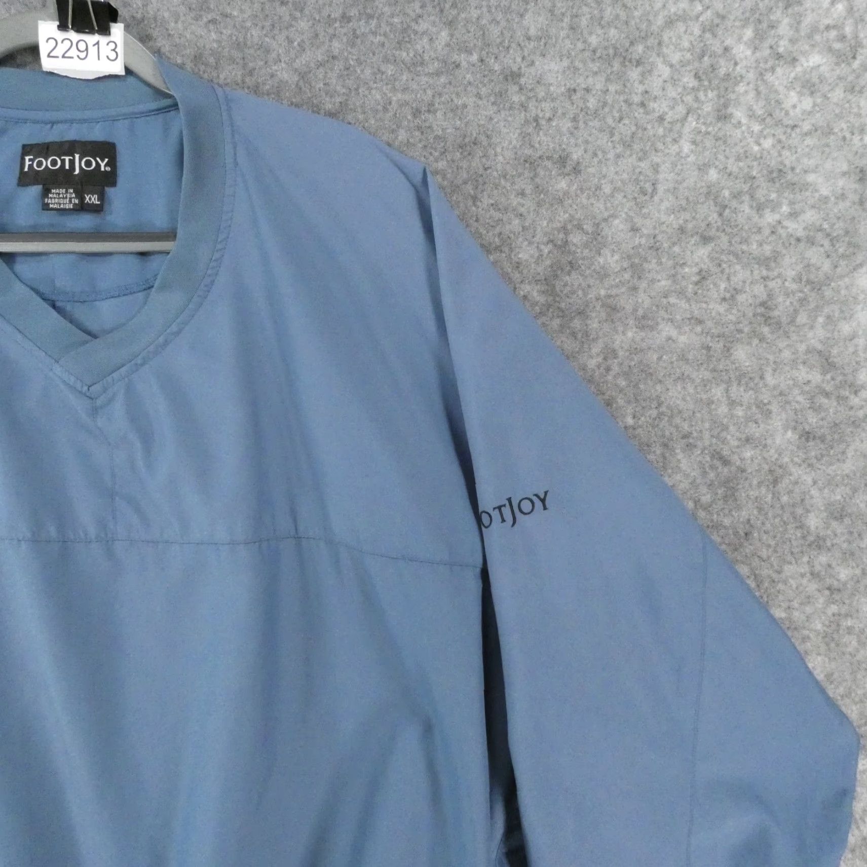 Footjoy FootJoy Windbreaker Pullover Mens XXL Long Sleeve Blue Golf Casual Jacket Size US XXL / EU 58 / 5 - 6 Thumbnail