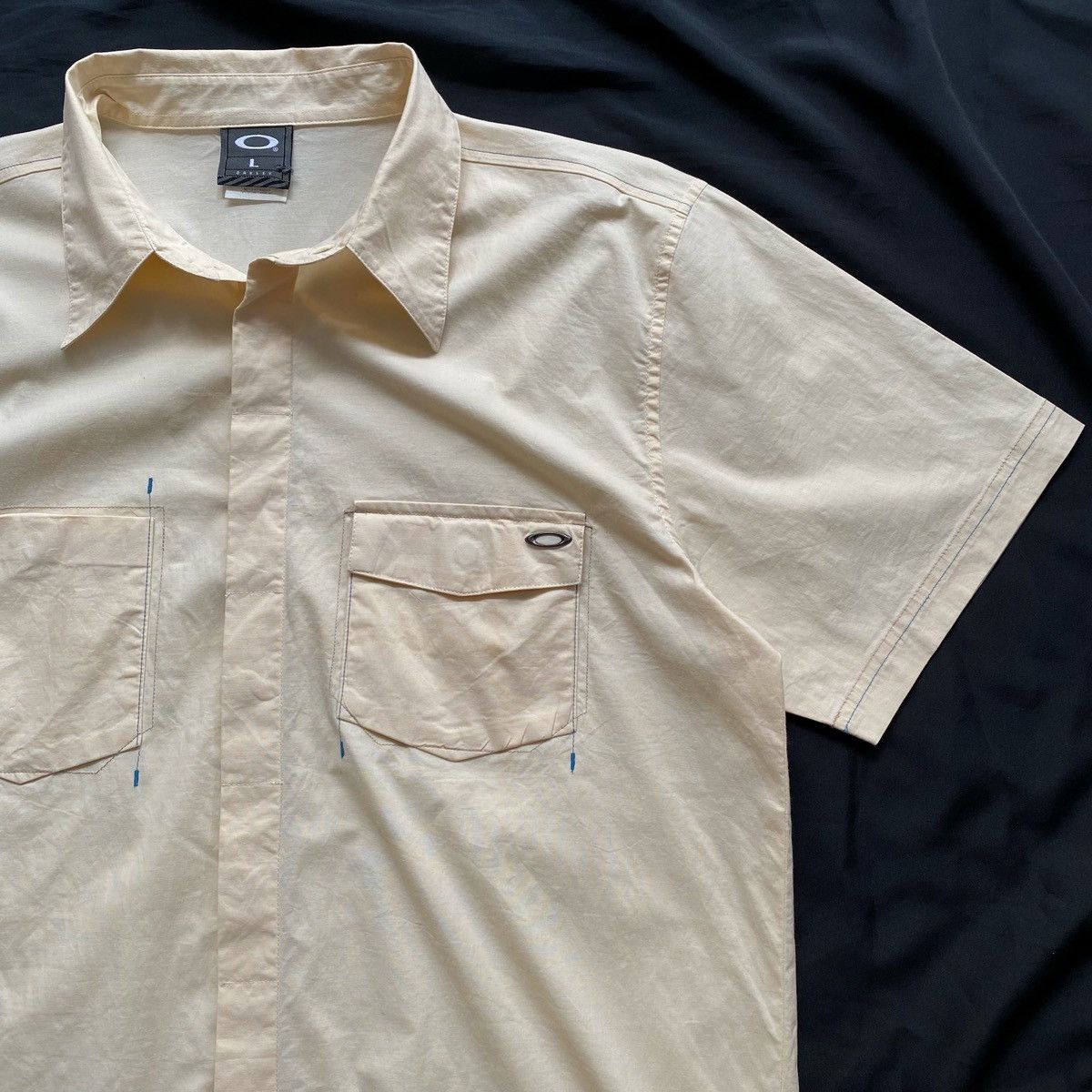 Oakley × Vintage Y2K Oakley Software Shirts Hidden Button Size US L / EU 52-54 / 3 - 2 Thumbnail