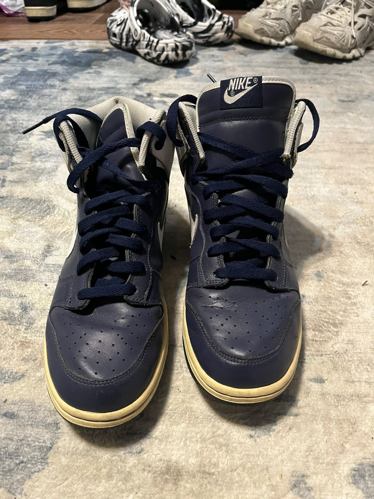 Nike Vintage Dunk High Navy Size US 10 / EU 43 - 1 Thumbnail