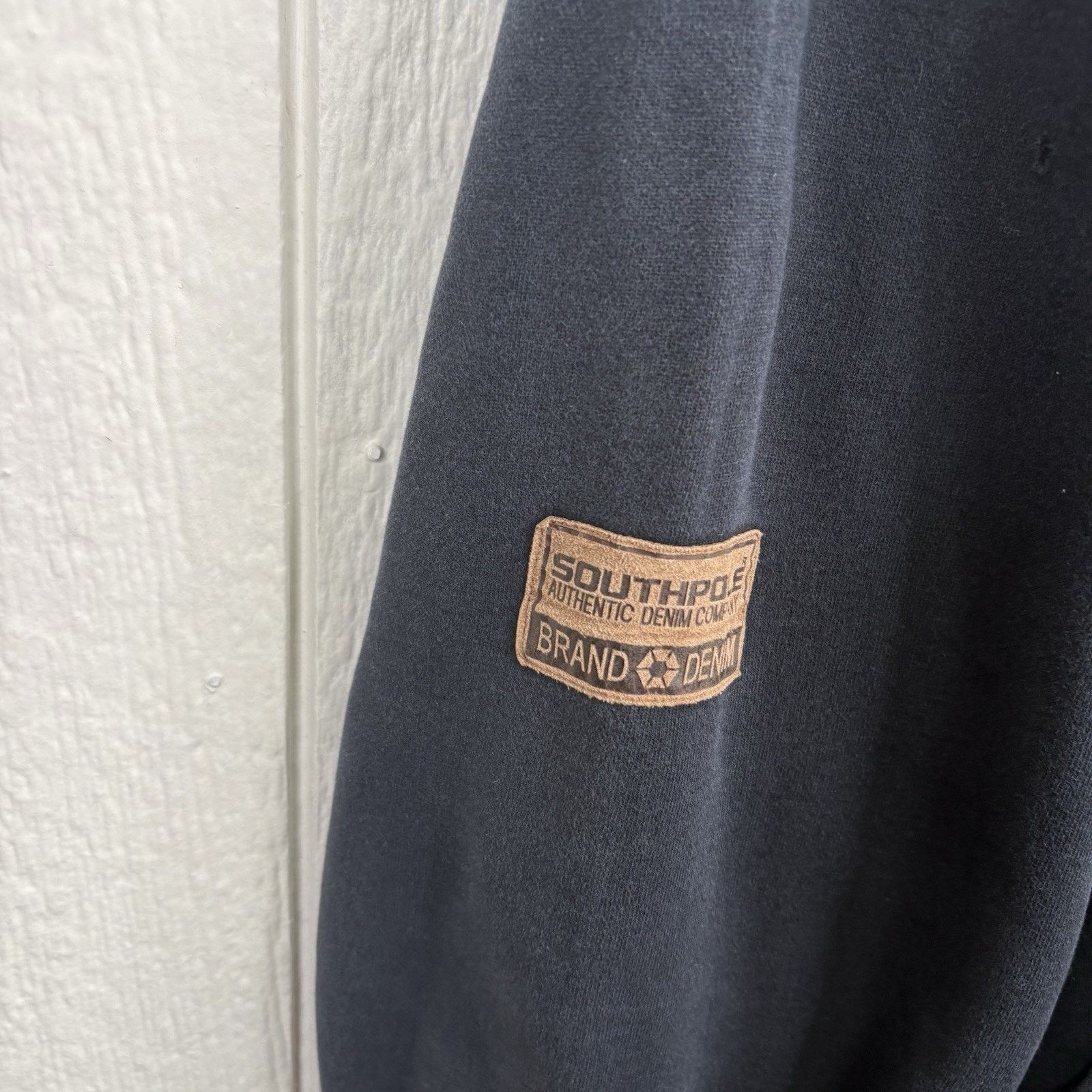 Southpole Vintage Y2K Embroidered South Pole Black Hoodie Size X-Large Size US XL / EU 56 / 4 - 5 Thumbnail