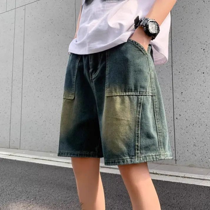 Japanese Brand Loose casual embroidered denim shorts Size US 32 / EU 48 - 2 Thumbnail
