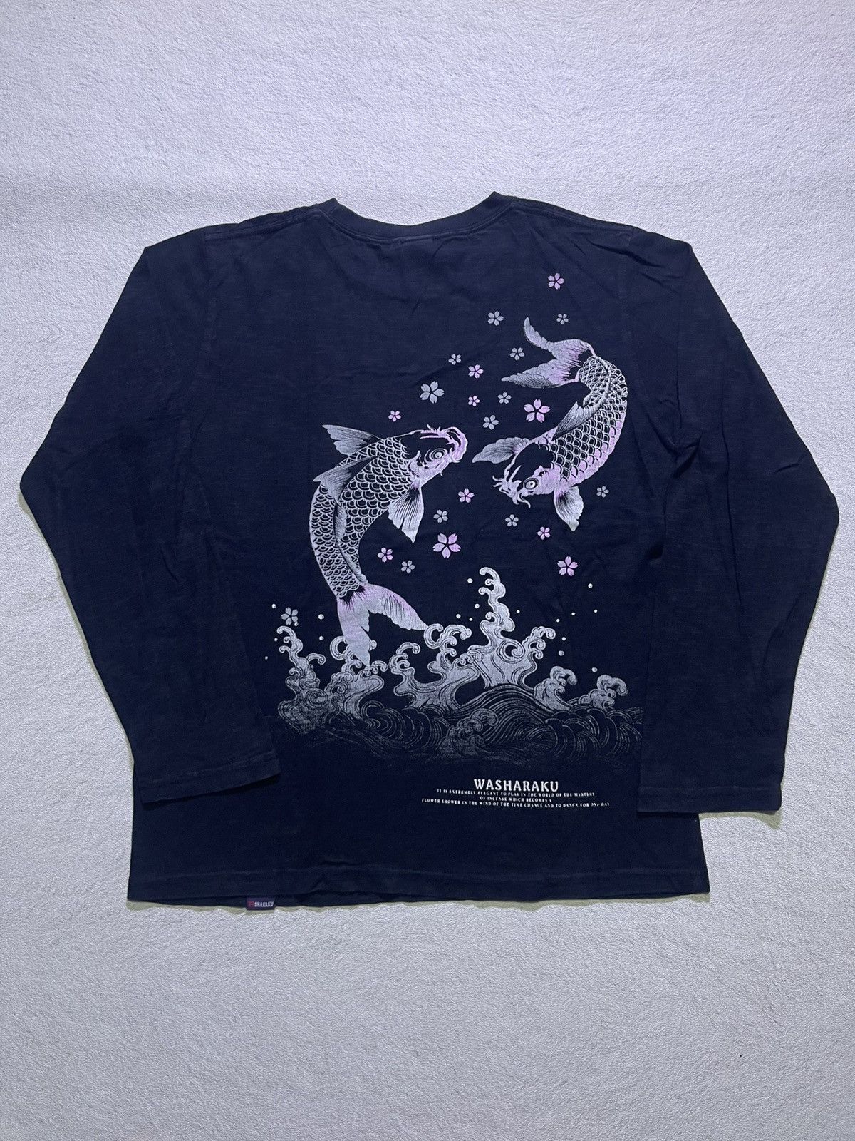 Japanese Brand WASHARAKU long sleeve tshirt japanese style Size US M / EU 48-50 / 2 - 1 Thumbnail