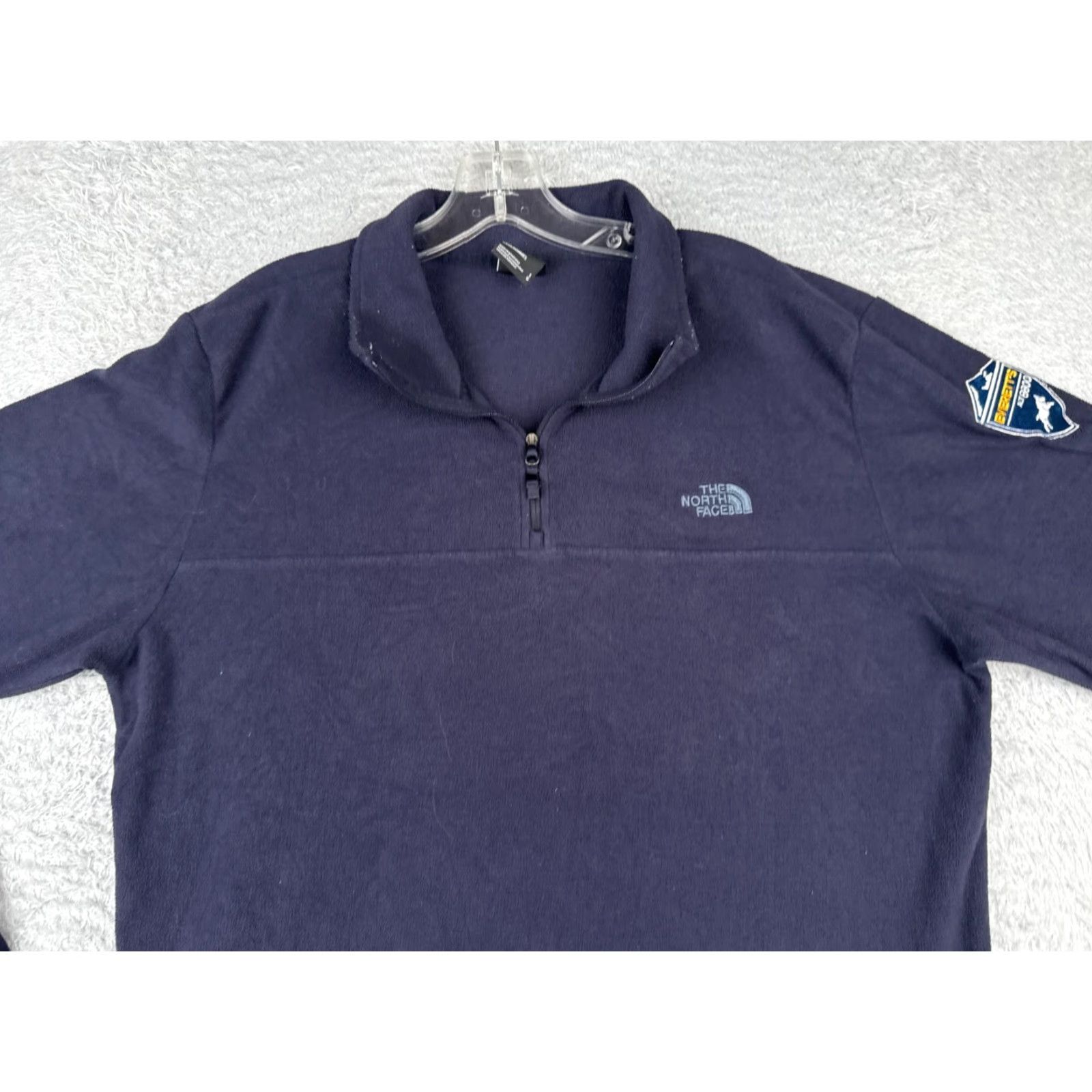 The North Face The North Face Sweater Mens Large Blue Fleece 1/4 Zip Everett's Polyester Fleece Size US L / EU 52-54 / 3 - 4 Thumbnail