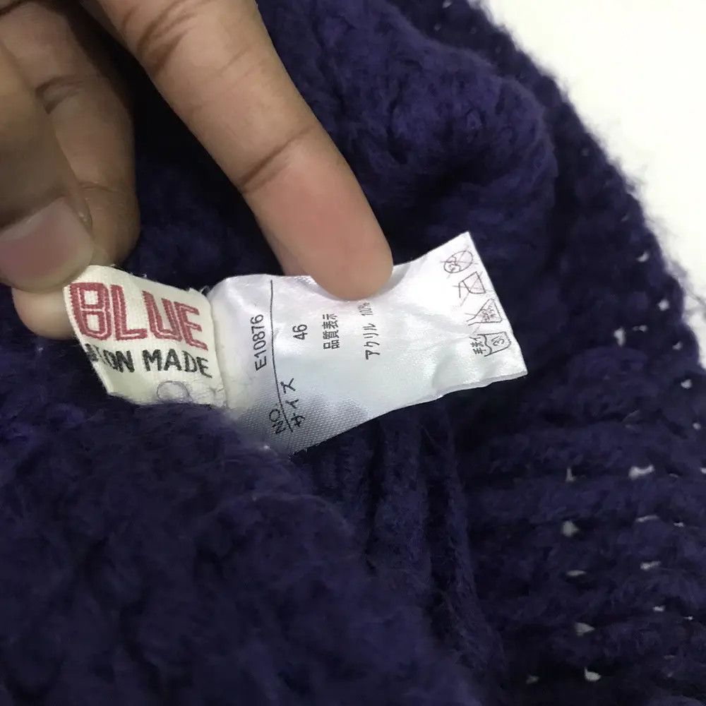 Japanese Brand East Blue Union Made Knit Beanie Hat Size ONE SIZE - 5 Thumbnail