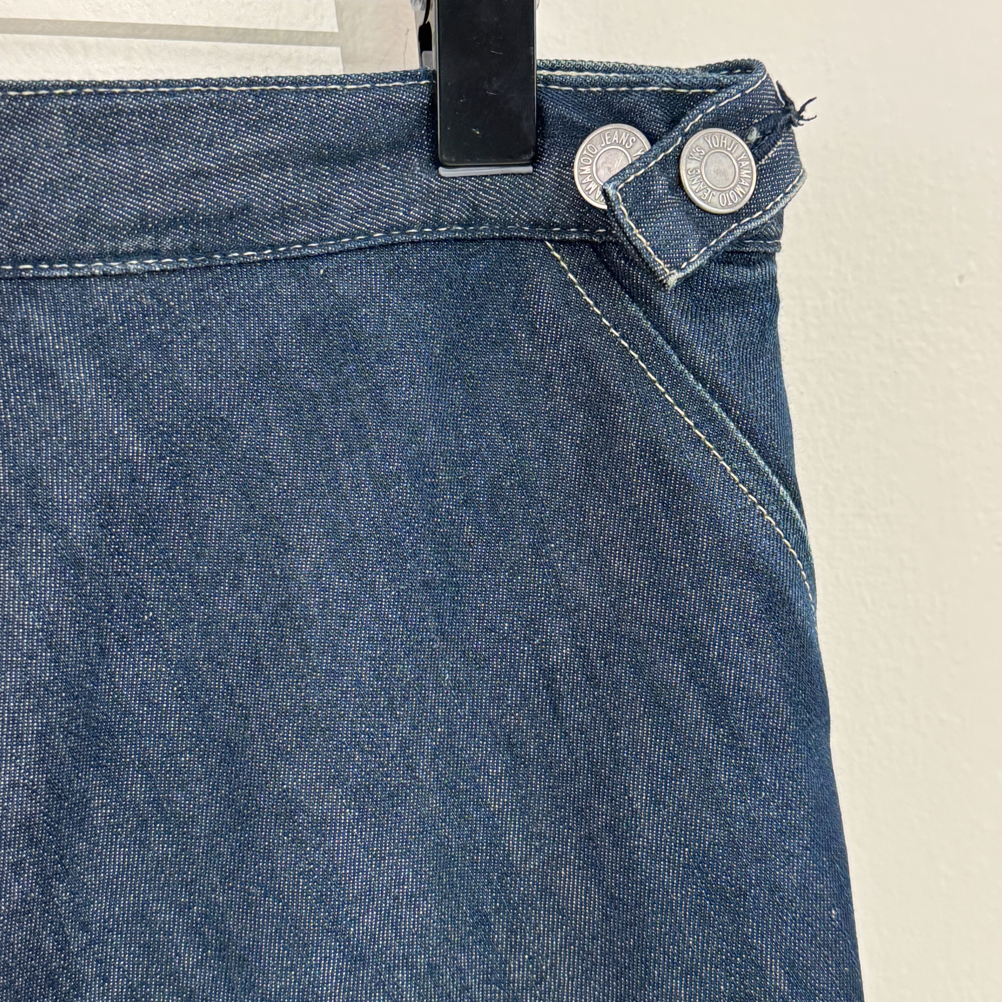 Y's Y's Yohji Yamamoto Denim Flare Skirt Size 28" / US 6 / IT 42 - 5 Thumbnail