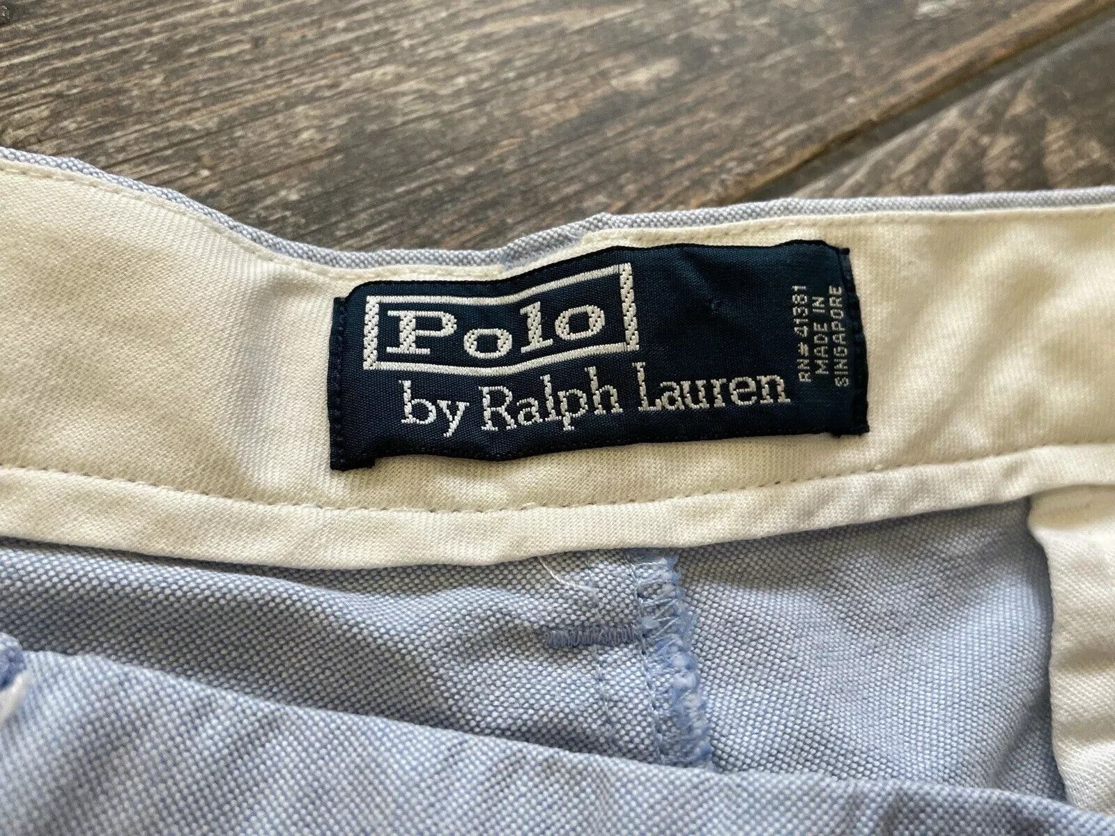 Polo Ralph Lauren Polo Ralph Lauren Cotton Chino Trousers Blue 34/30 Size US 34 / EU 50 - 9 Thumbnail