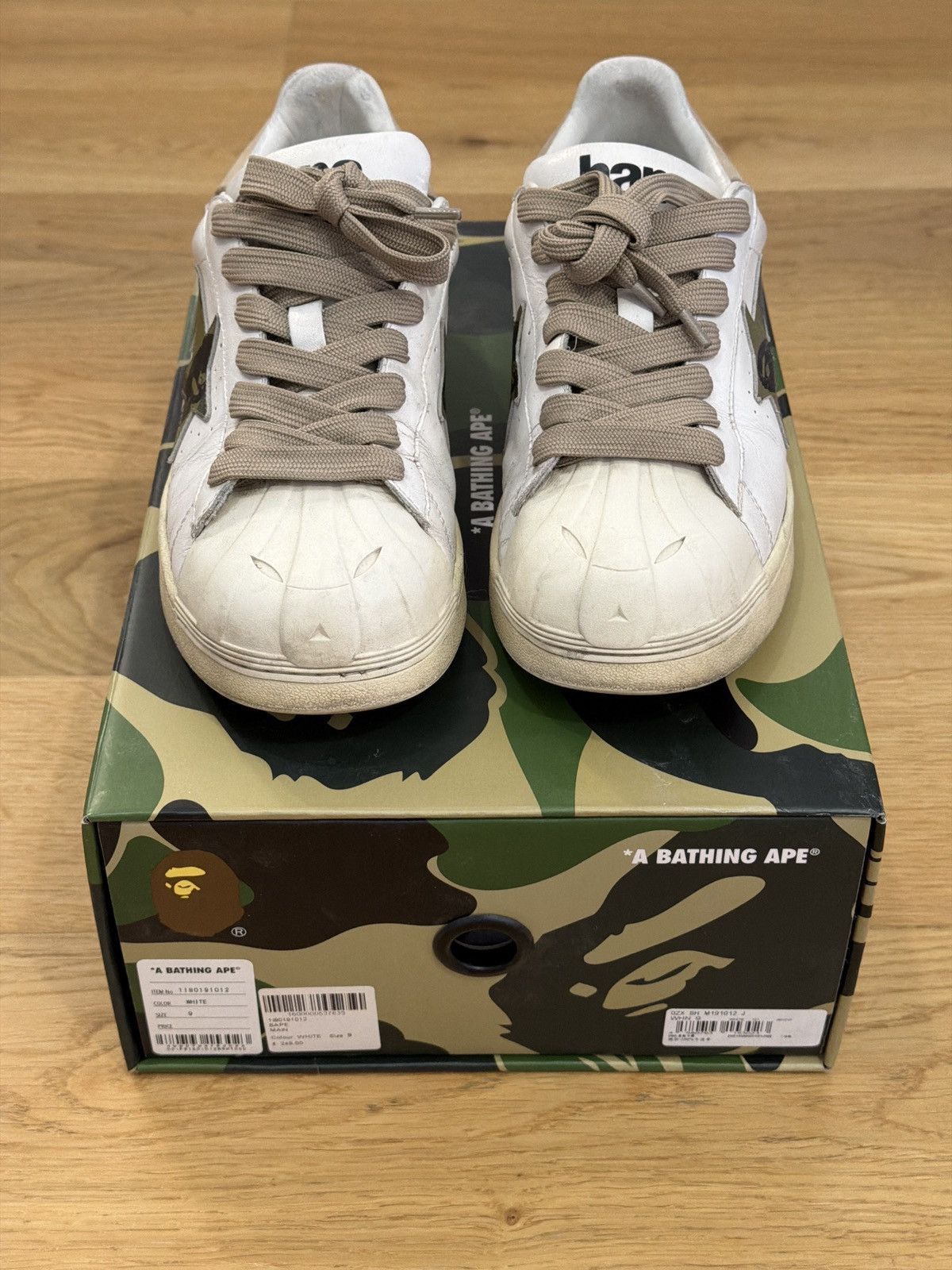 Bape BAPE STA SKULL CAMO Size US 9 / EU 42 - 4 Thumbnail