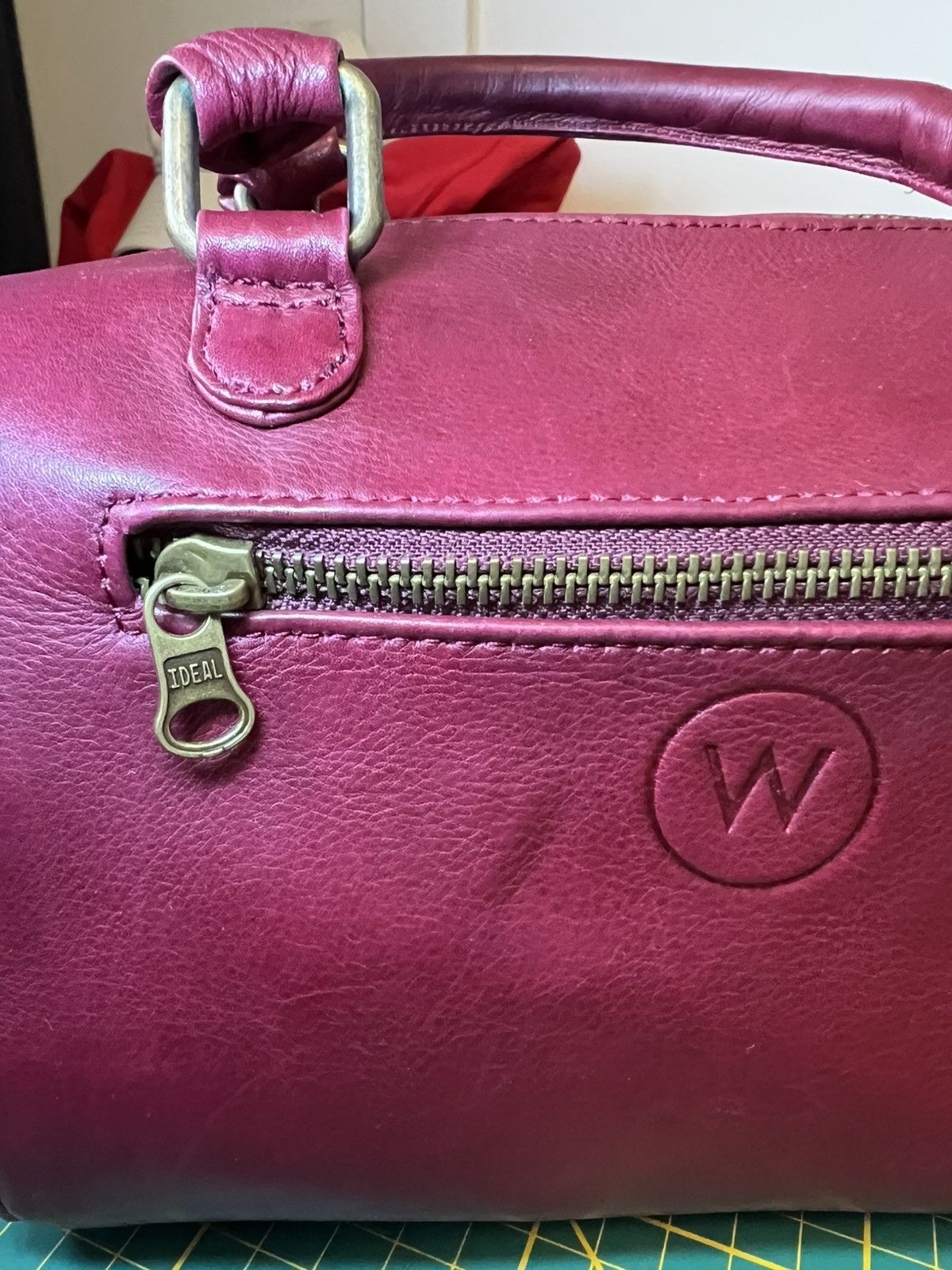 Vintage Vintage Wanderers Travel Co. Mini Turin leather handbag Size ONE SIZE - 4 Thumbnail