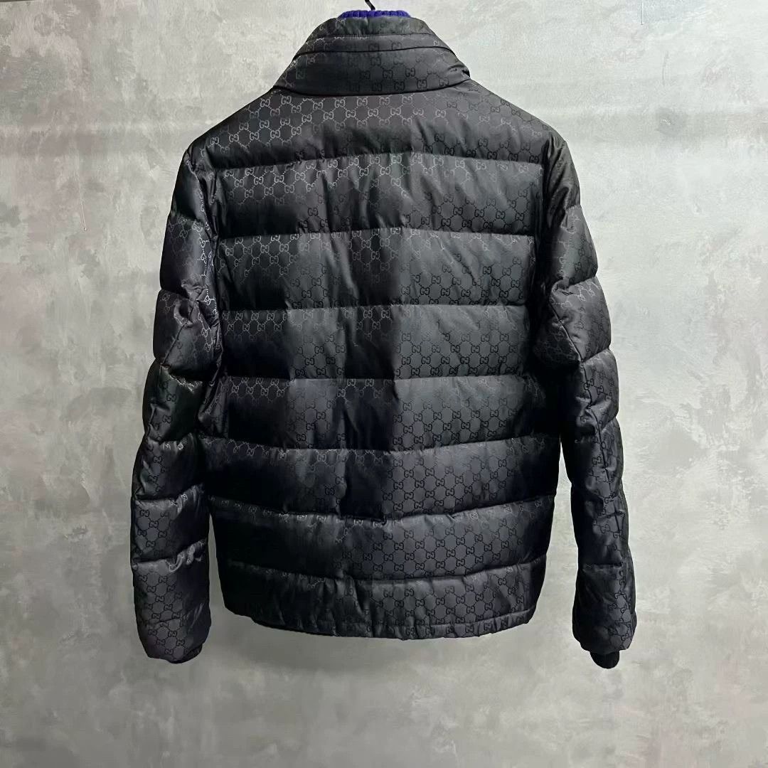 Gucci gucci black double G print zip-up jacket Size US L / EU 52-54 / 3 - 2 Thumbnail