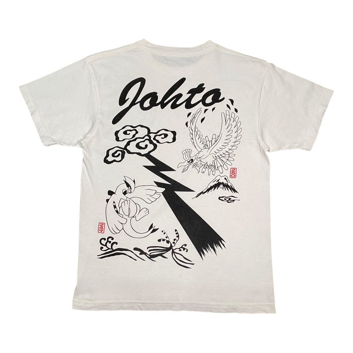 RARE💎 POKEMON LEGENDARY LUGIA HO-OH ANIME T SHIRT