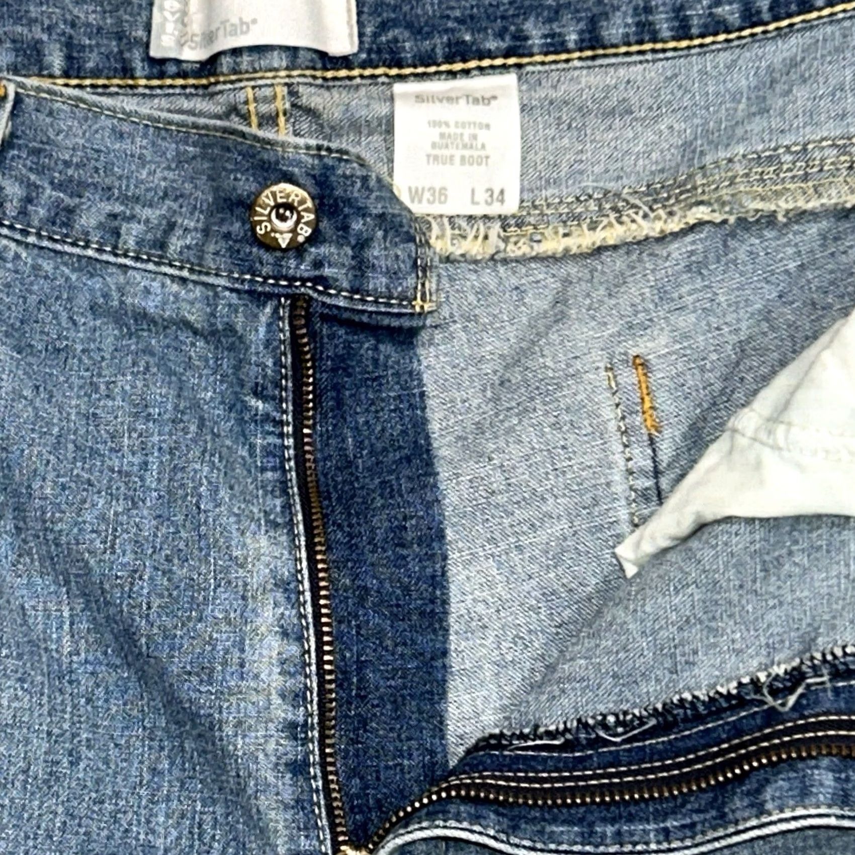 Levi's VINTAGE Levi’s Silvertab True Denim Jean Blue 36x34 Men’s Size US 36 / EU 52 - 6 Thumbnail